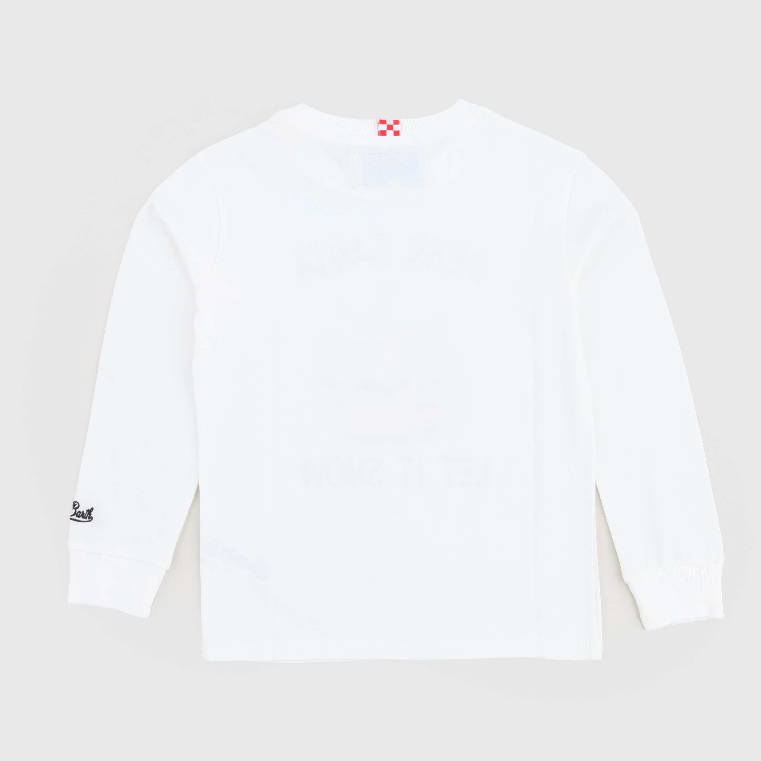 T-shirt Natalizia Bianca By MC2 SAINT BARTH - annameglio.com abbigliamento moda