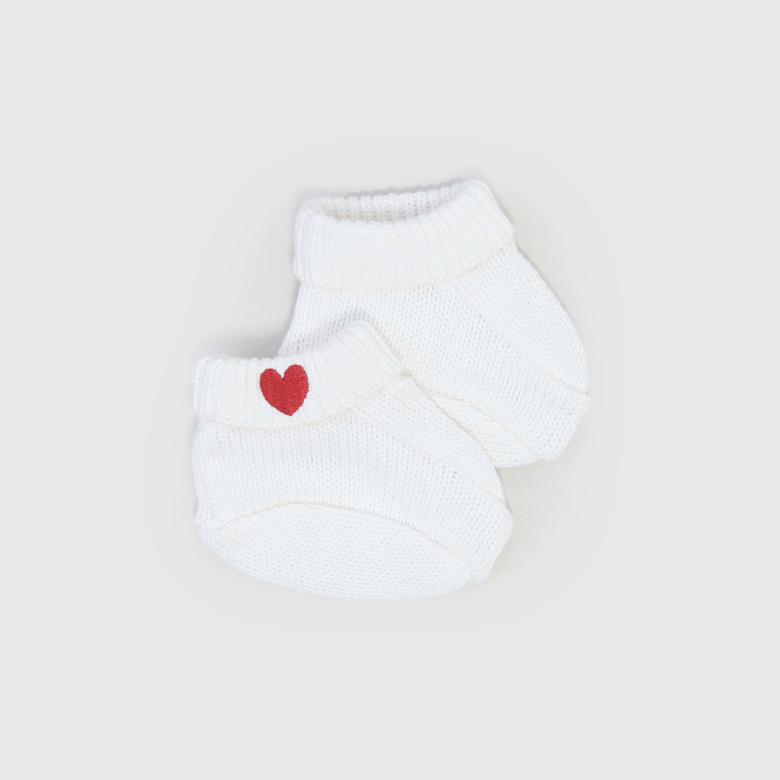 Scarpine Bianche Con Cuori Firmate PETIT BATEAU - annameglio.com abbigliamento moda