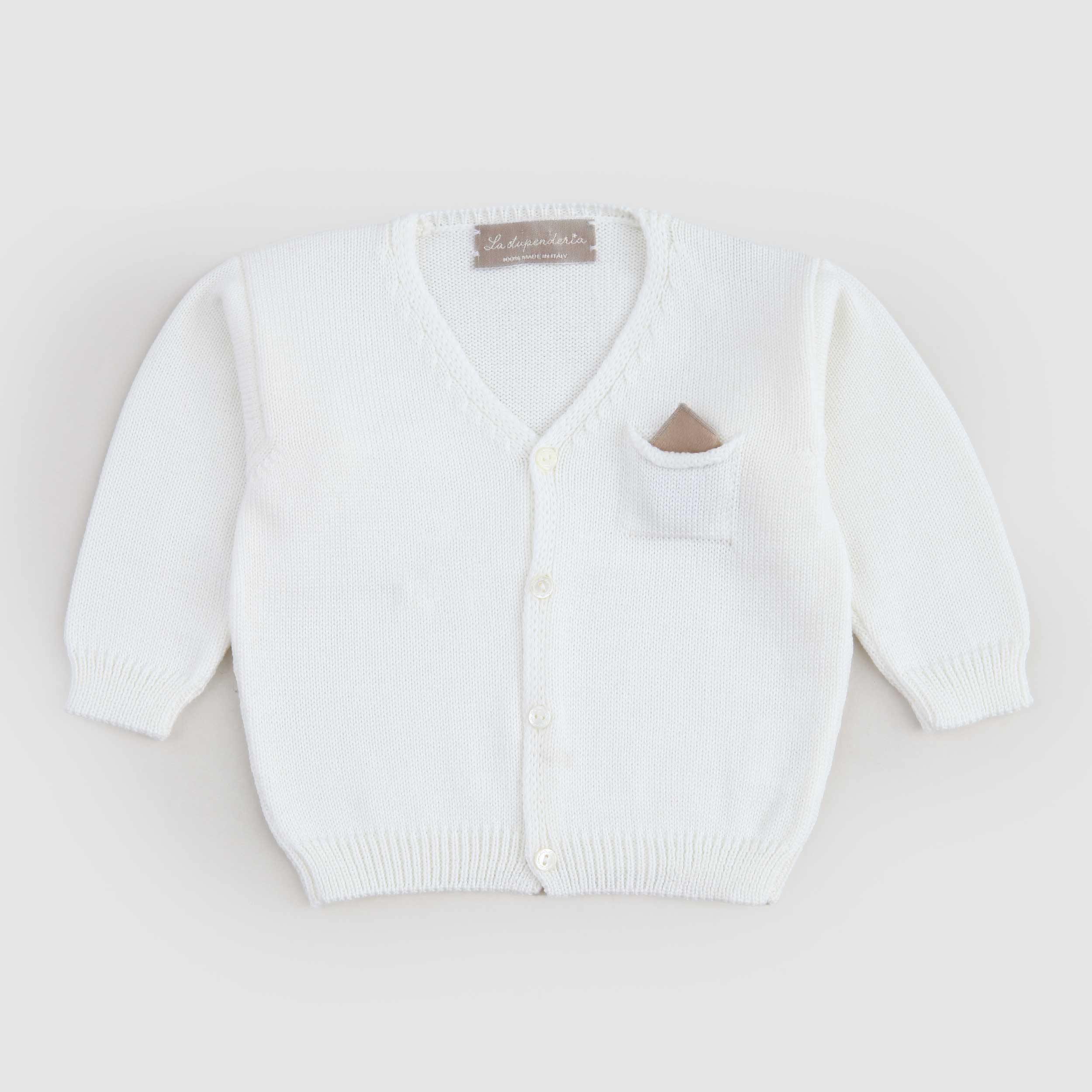 Cardigan Panna Firmato LA STUPENDERIA - annameglio.com abbigliamento moda