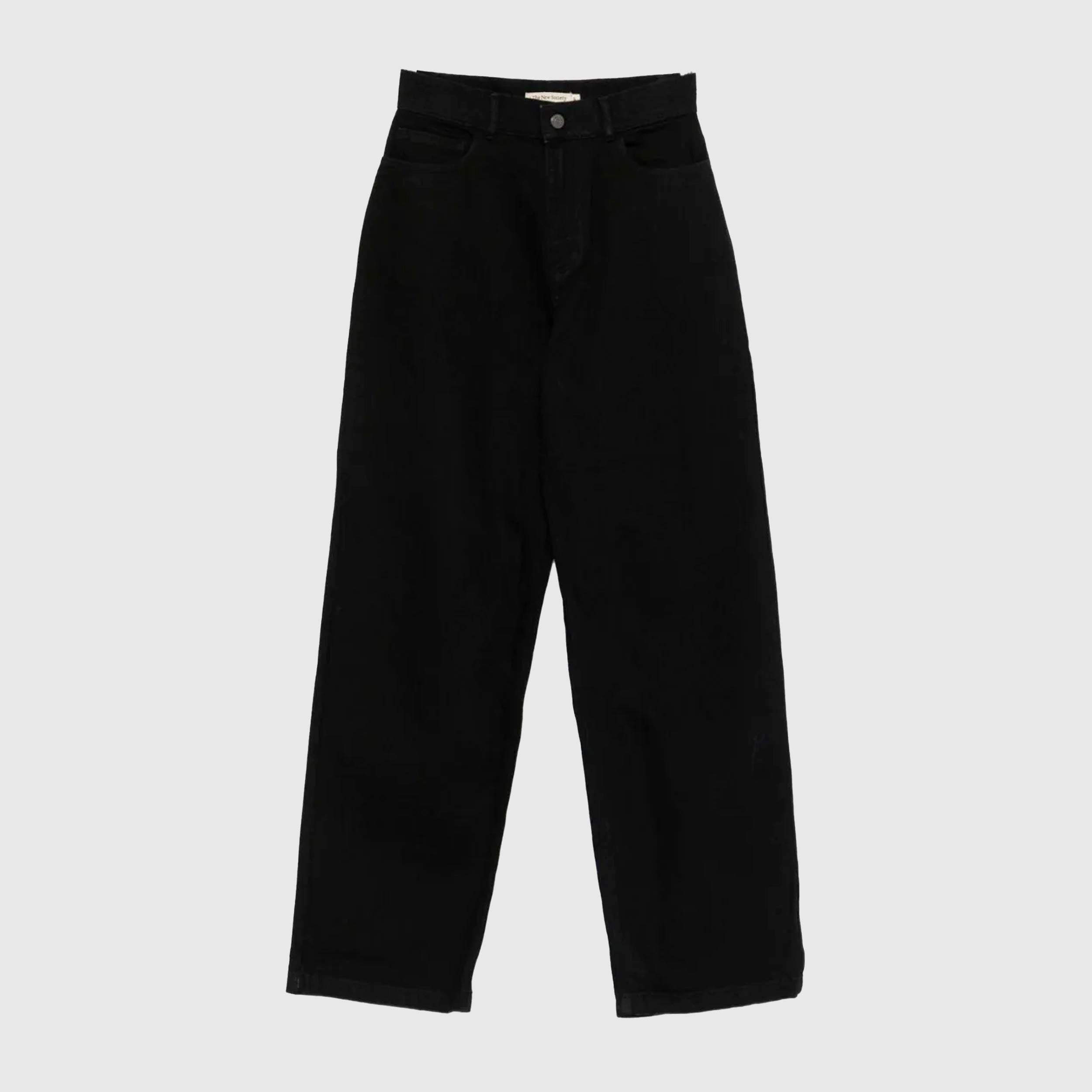 Jeans Neri A Gamba Dritta Firmati THE NEW SOCIETY - annameglio.com abbigliamento moda