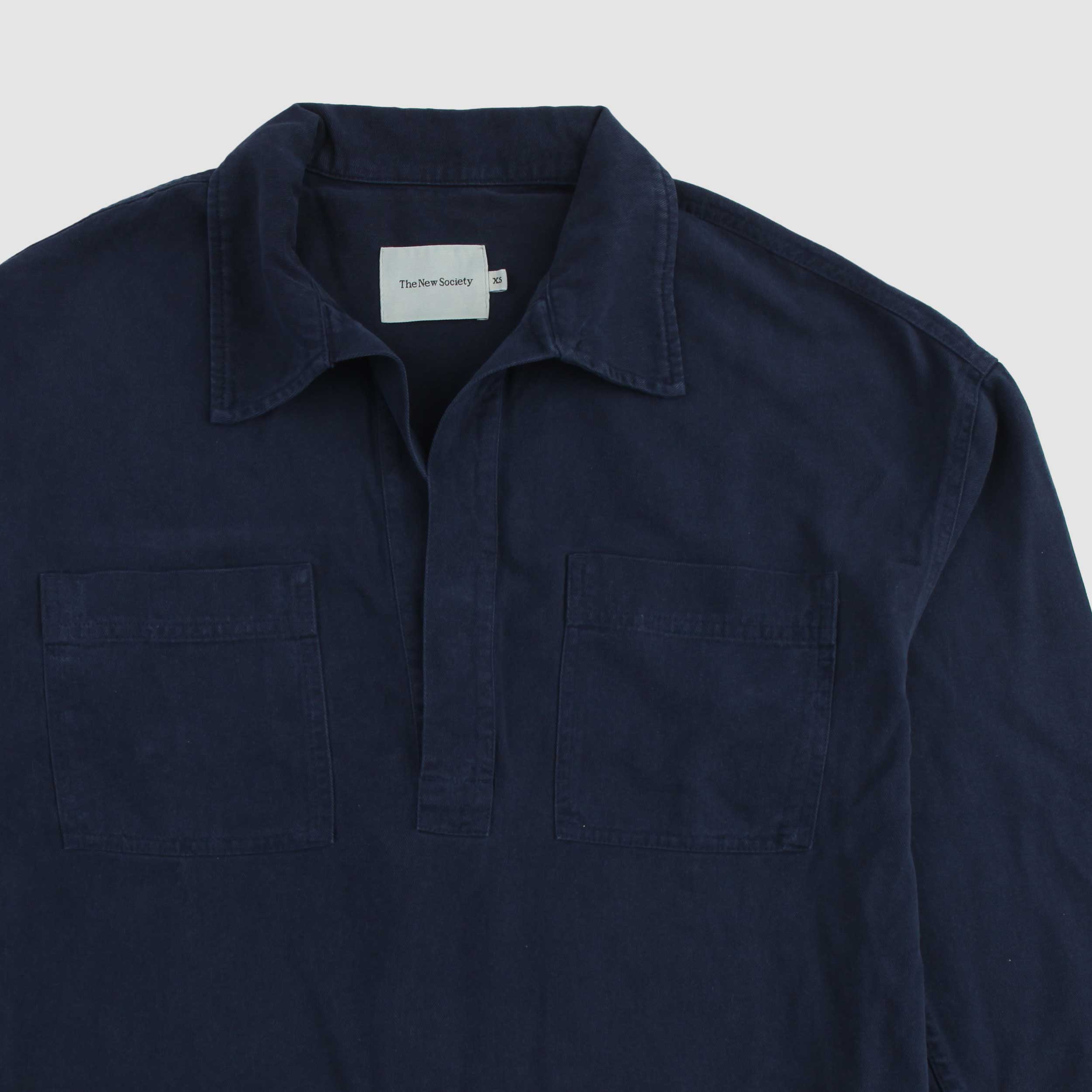 T-shirt Over Blu Firmata THE NEW SOCIETY - annameglio.com abbigliamento moda