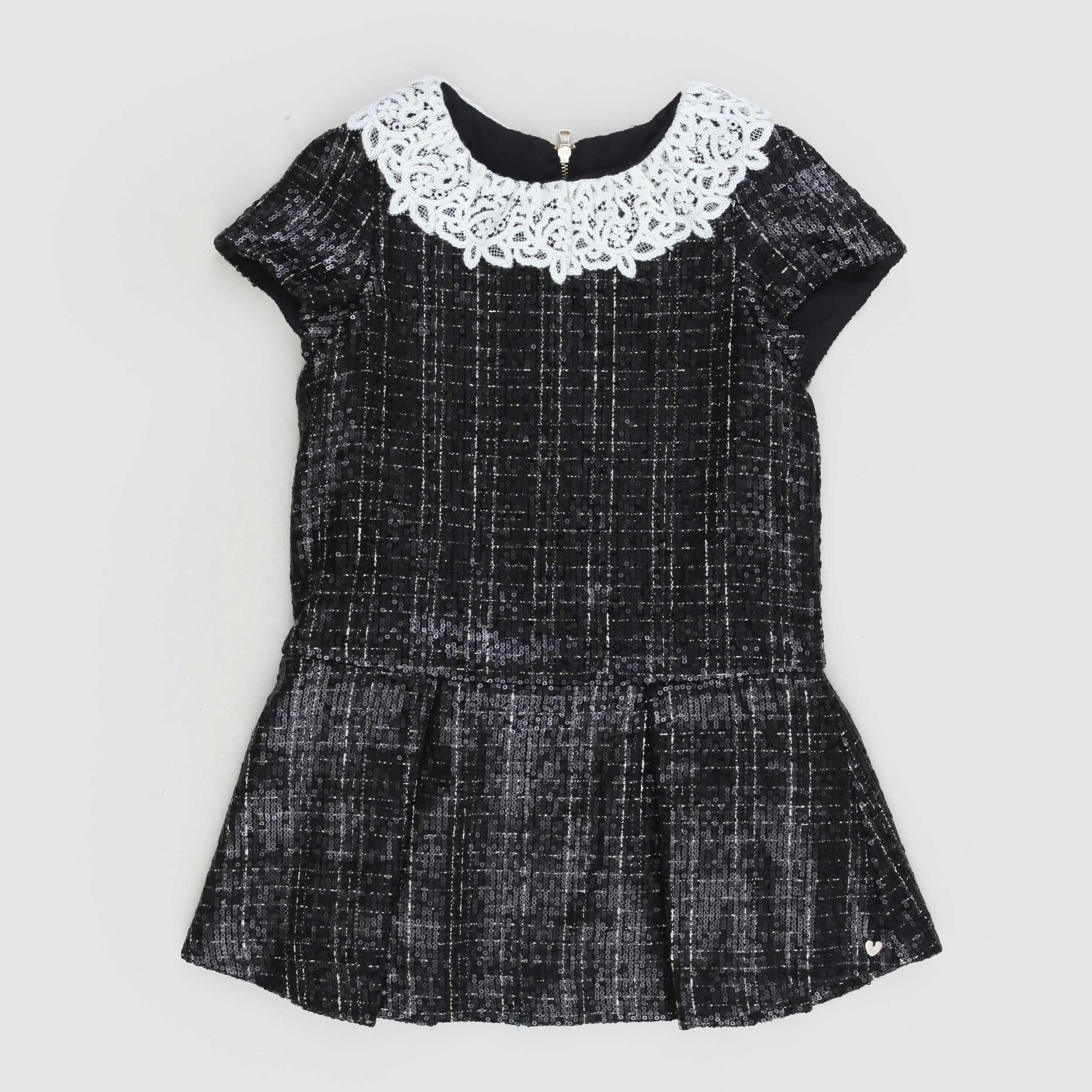 Abito Nero Con Paillettes By TARTINE ET CHOCOLAT - annameglio.com abbigliamento moda