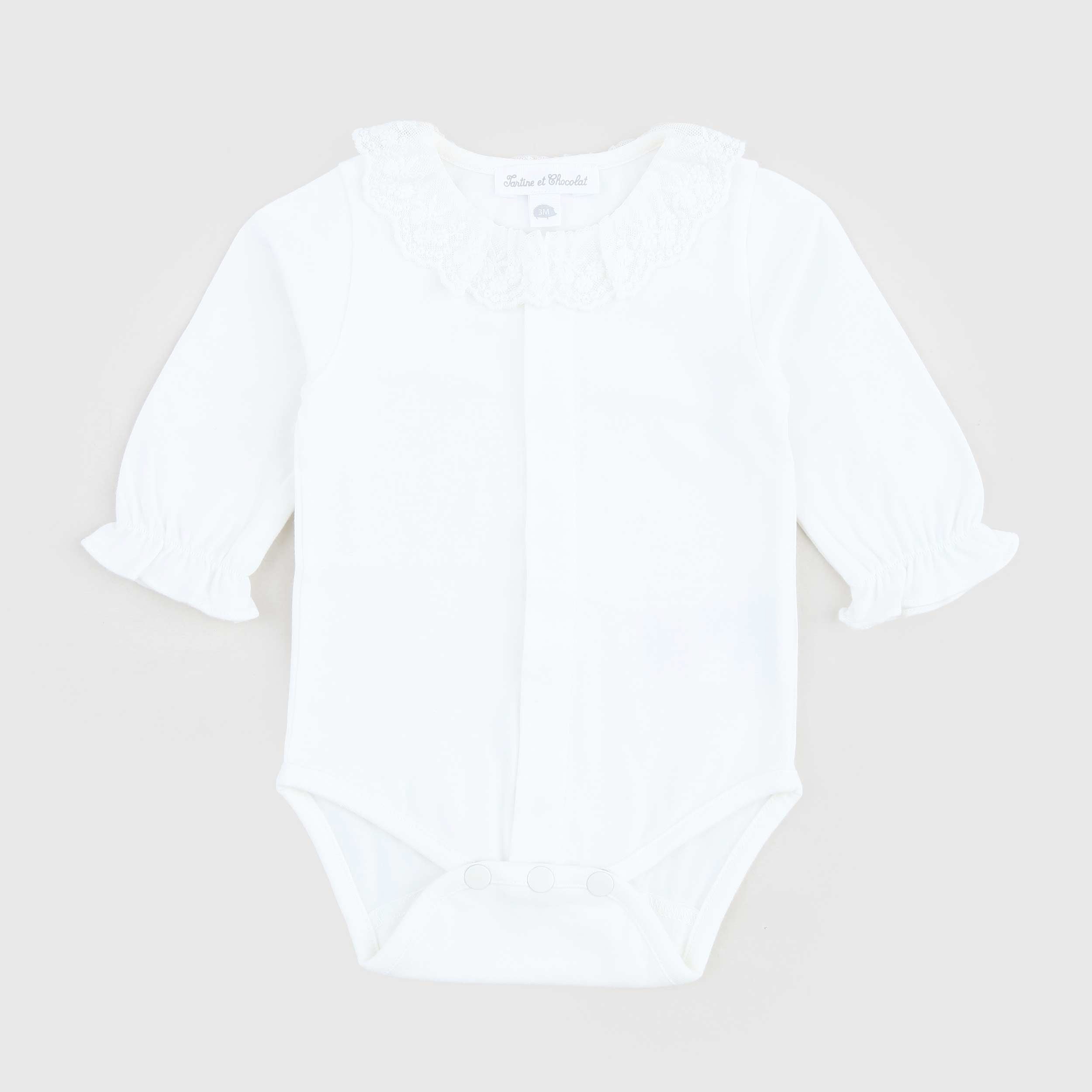 Tutina E Colletto In Pizzo By TARTINE ET CHOCOLAT - annameglio.com abbigliamento moda