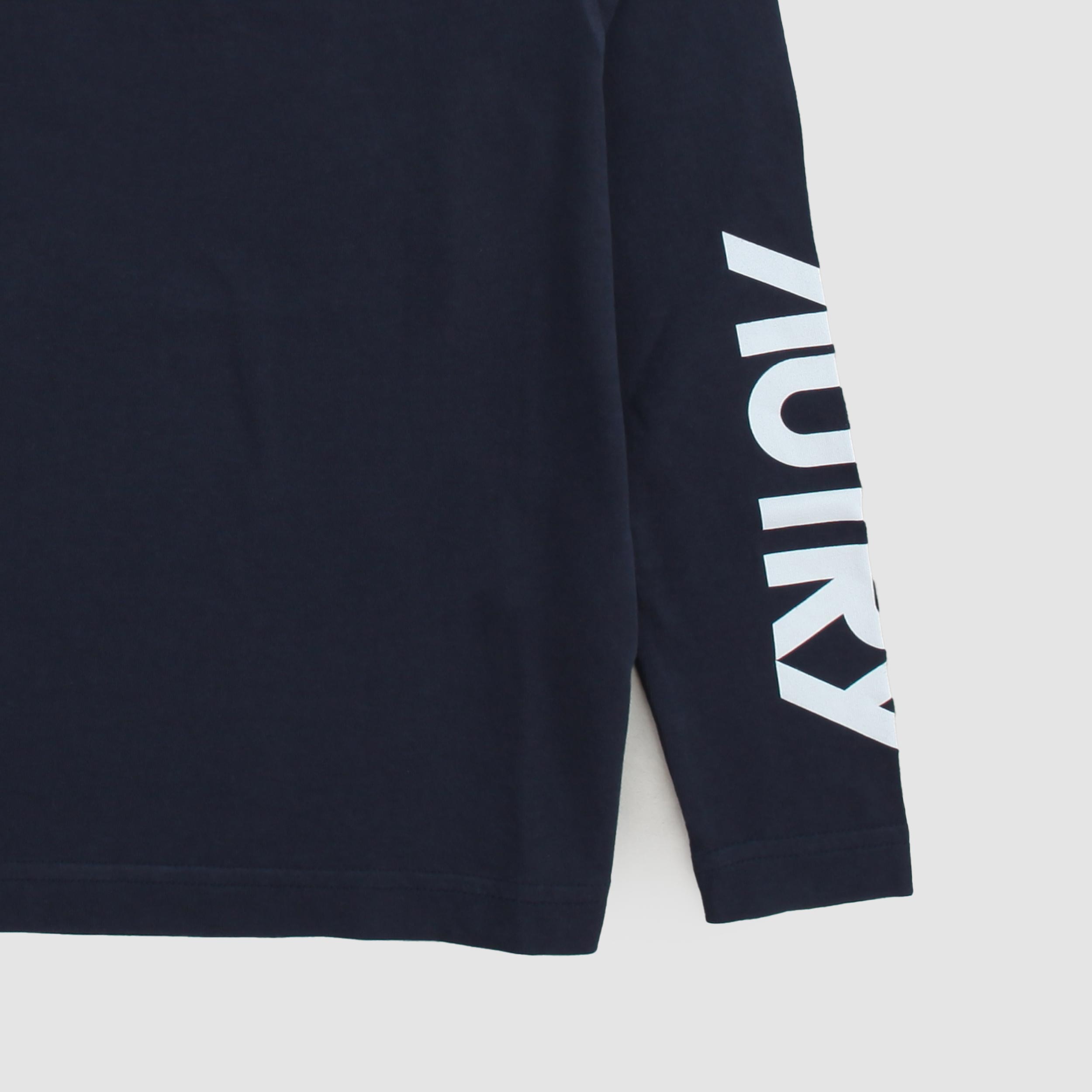 T-shirt Blu Maniche Lunghe Firmata AUTRY - annameglio.com abbigliamento moda