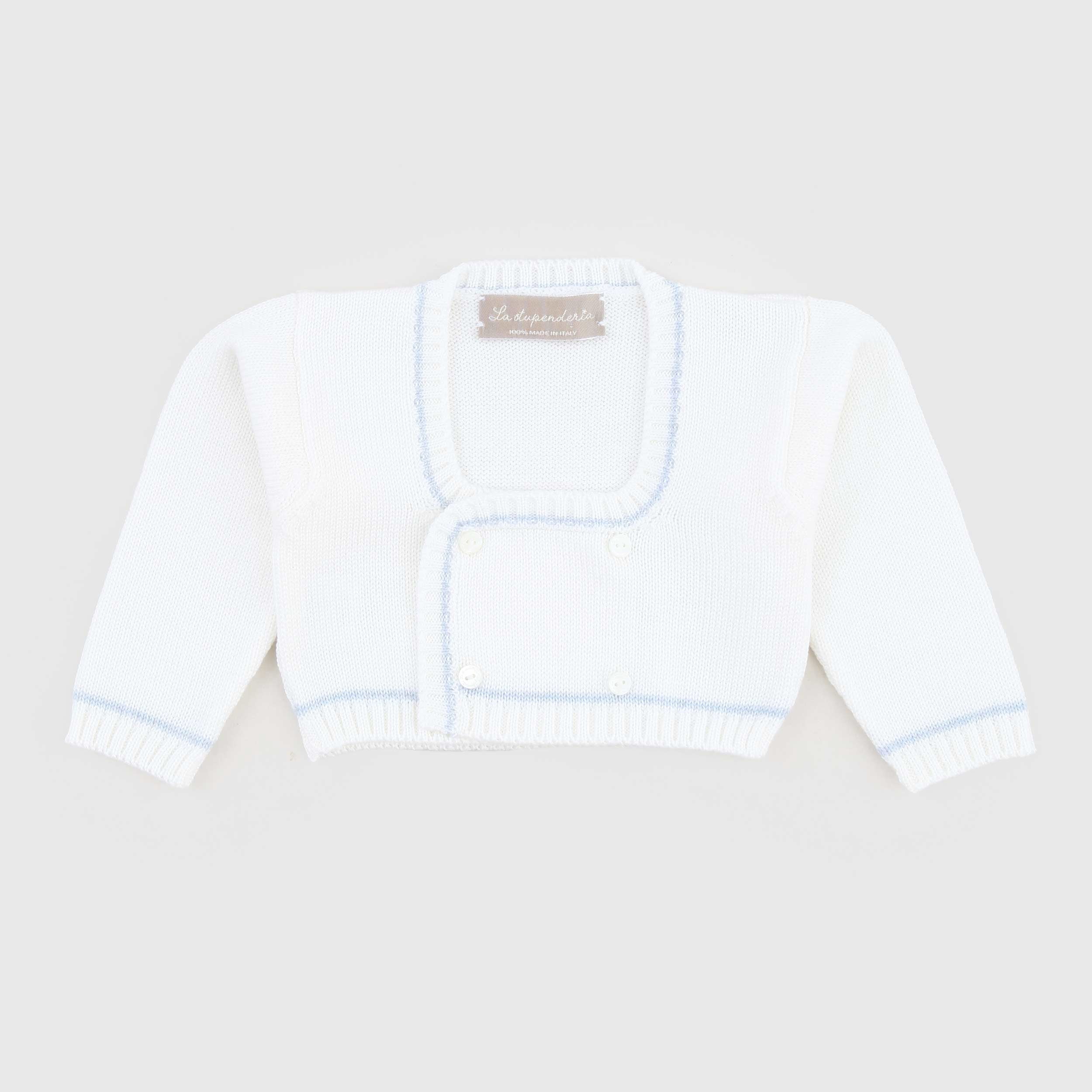 Golfino Panna E Celeste Firmato LA STUPENDERIA - annameglio.com abbigliamento moda