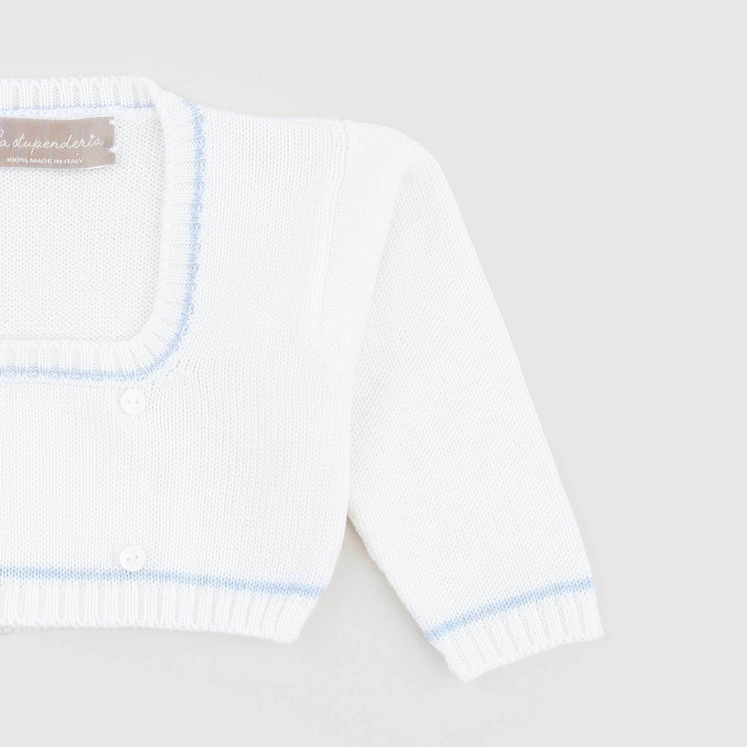 Golfino Panna E Celeste Firmato LA STUPENDERIA - annameglio.com abbigliamento moda