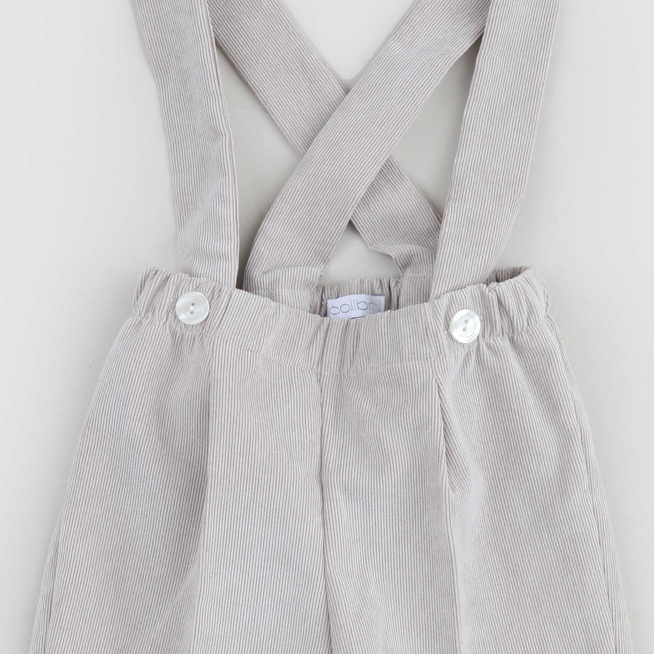 Bermuda Grigio Con Bretelle Firmato COLIBRI - annameglio.com abbigliamento moda