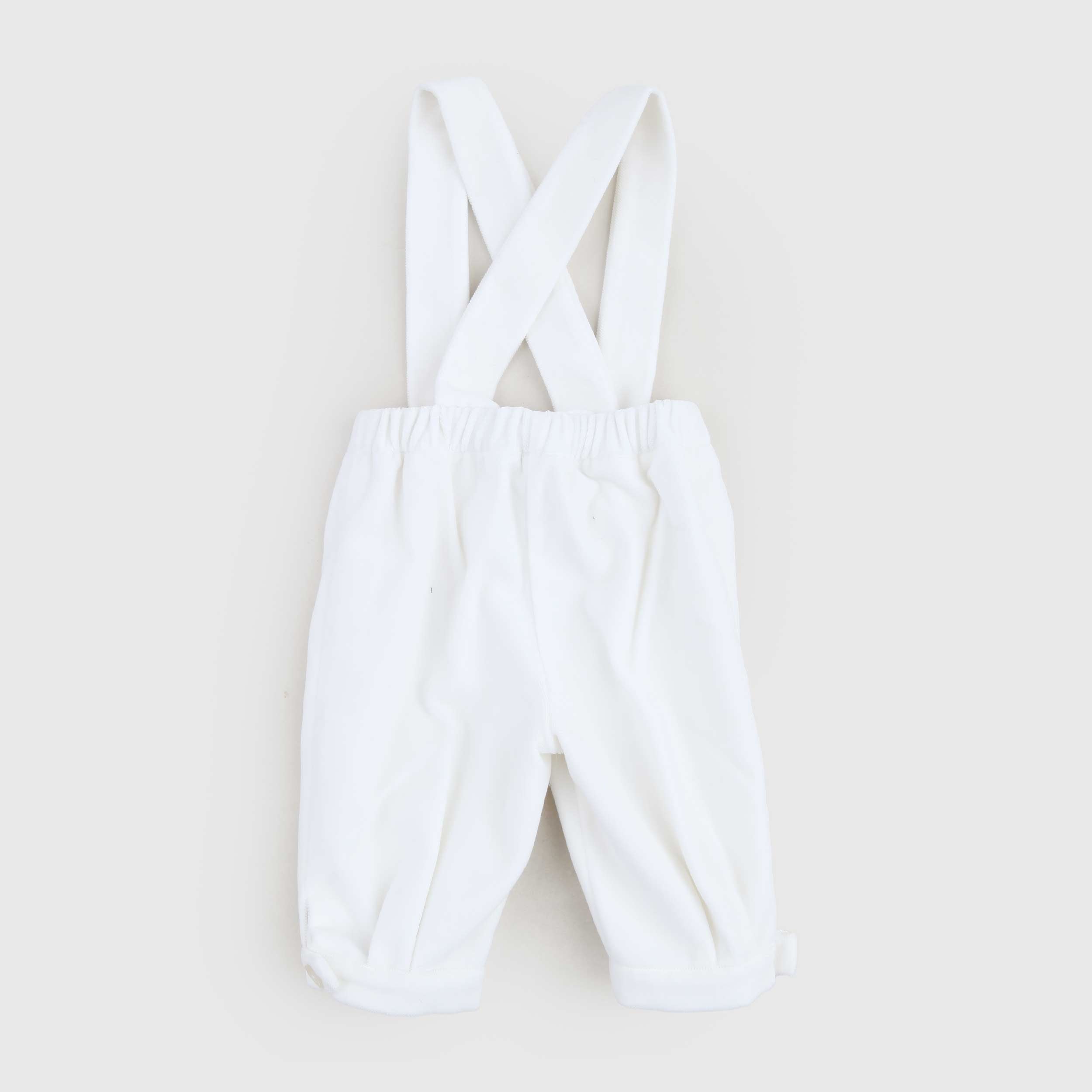 Bermuda Bianco Con Bretelle Firmata COLIBRI - annameglio.com abbigliamento moda