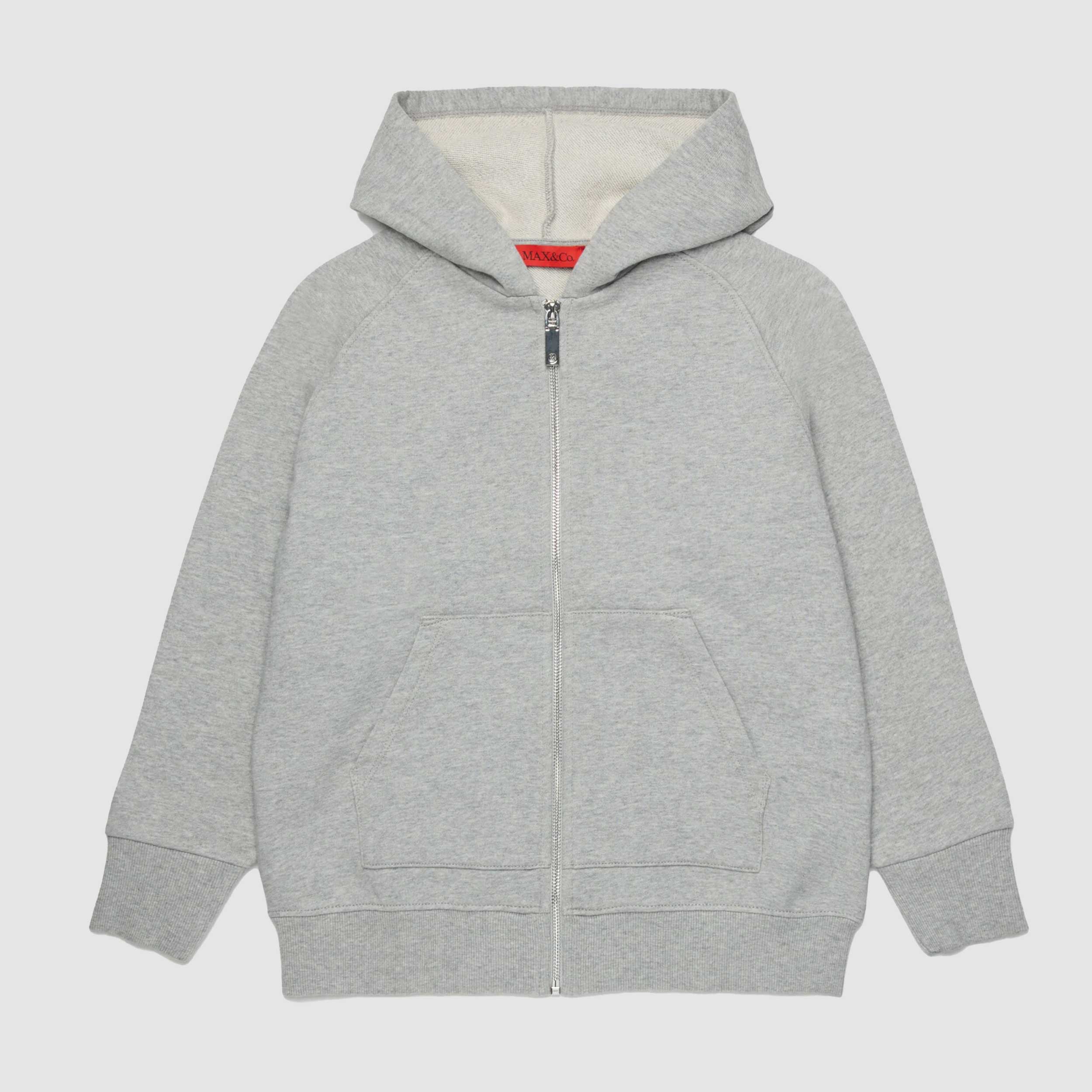 Felpa Grigia Con Logo Firmata MAX AND CO - annameglio.com abbigliamento moda