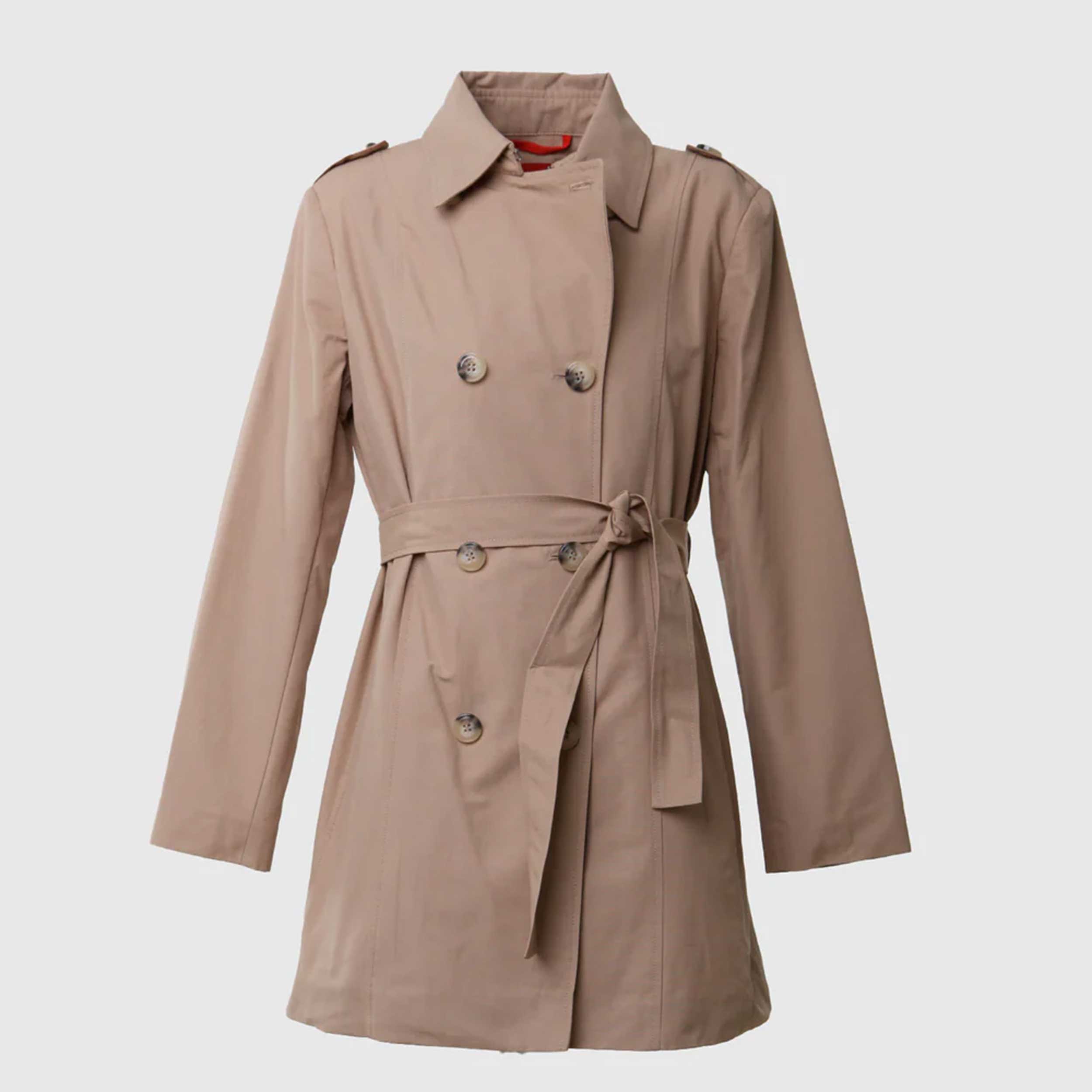 cappotto trench marrone ragazza