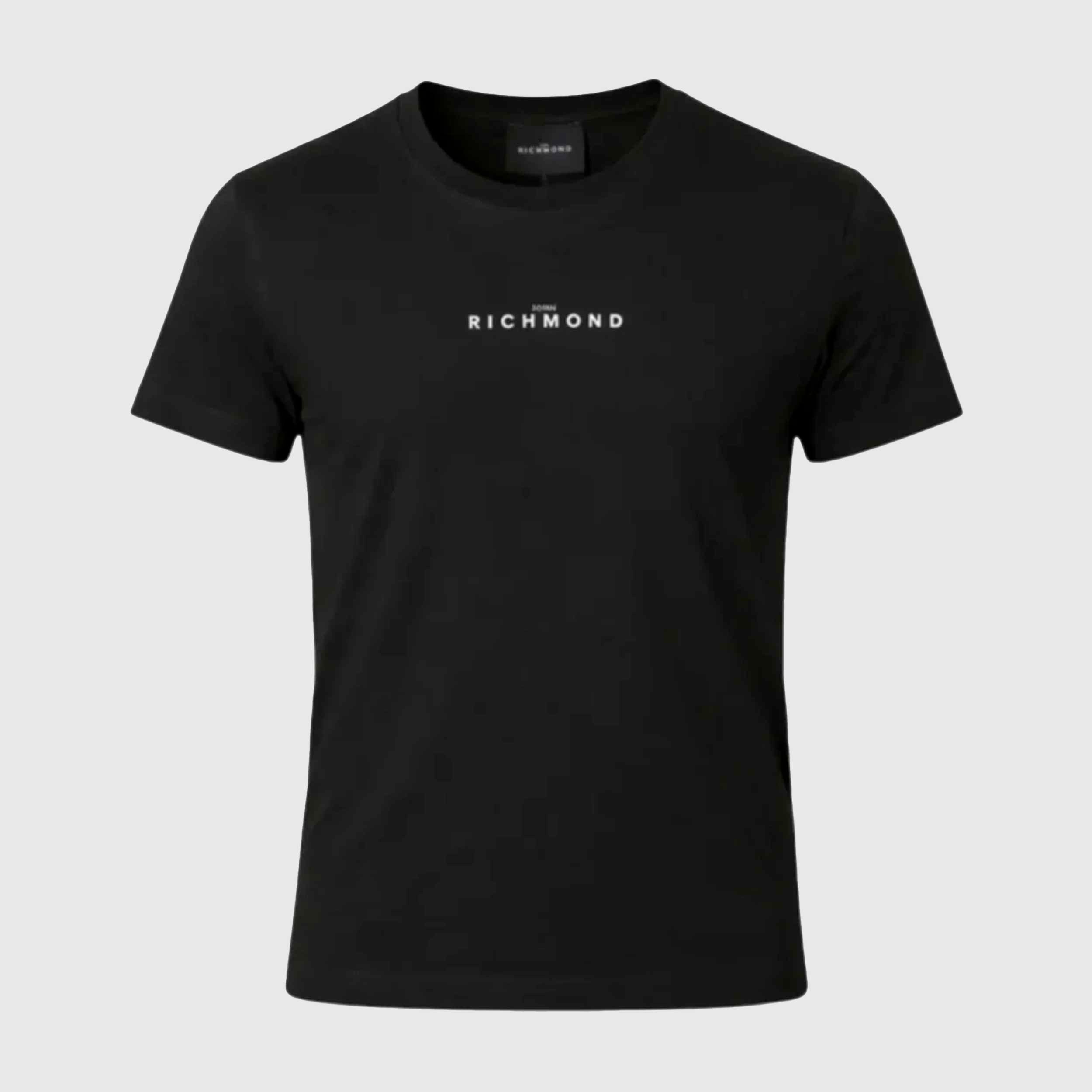 T-shirt Nera Zagami con Logo By JOHN RICHMOND