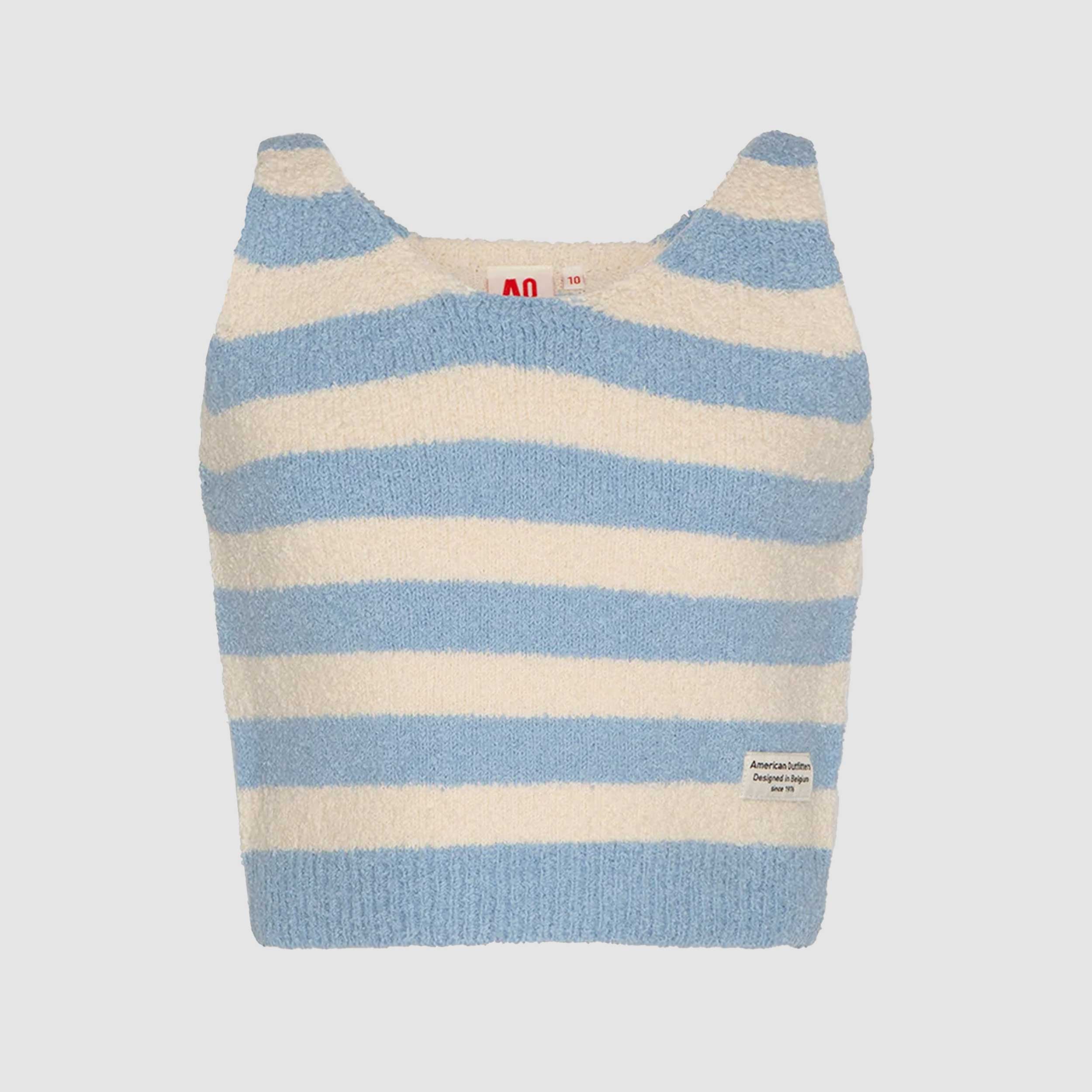 Canottiera Spalla Larga a Righe Firmata AMERICAN OUTFITTERS