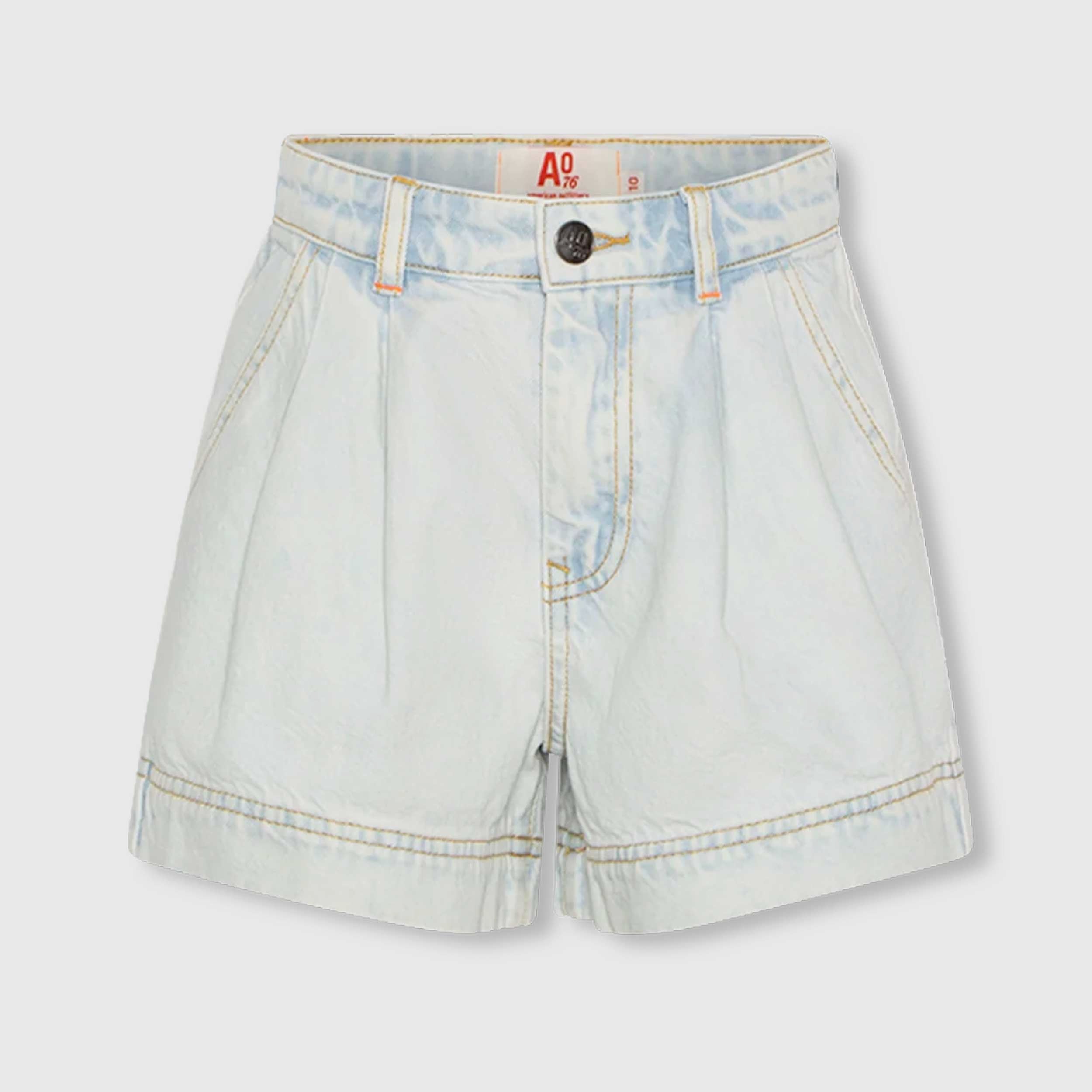 Shorts in Denim Slavato da Ragazza Firmato AMERICAN OUTFITTERS