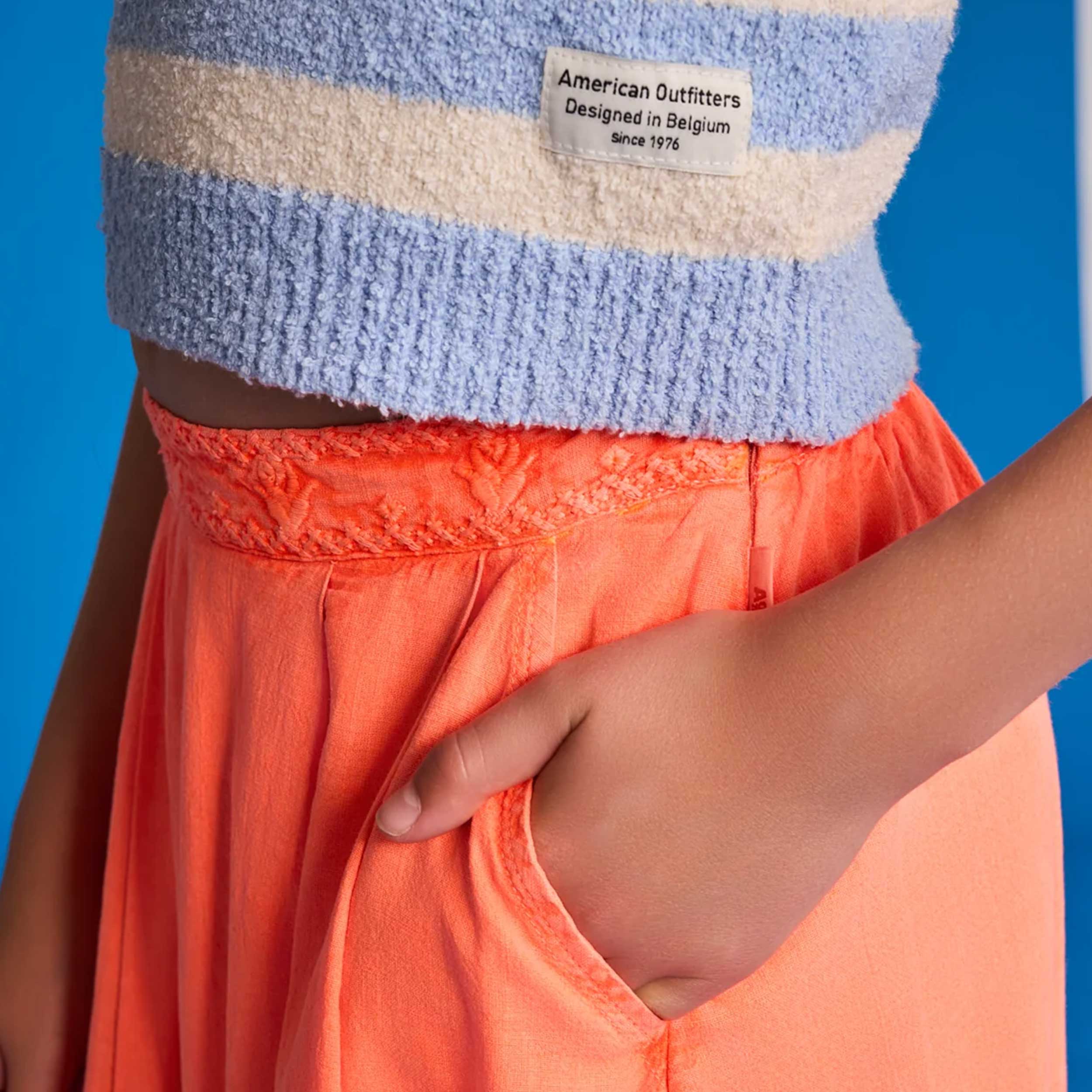 Sara Orange Skirt by AMERICAN OUTFITTERS