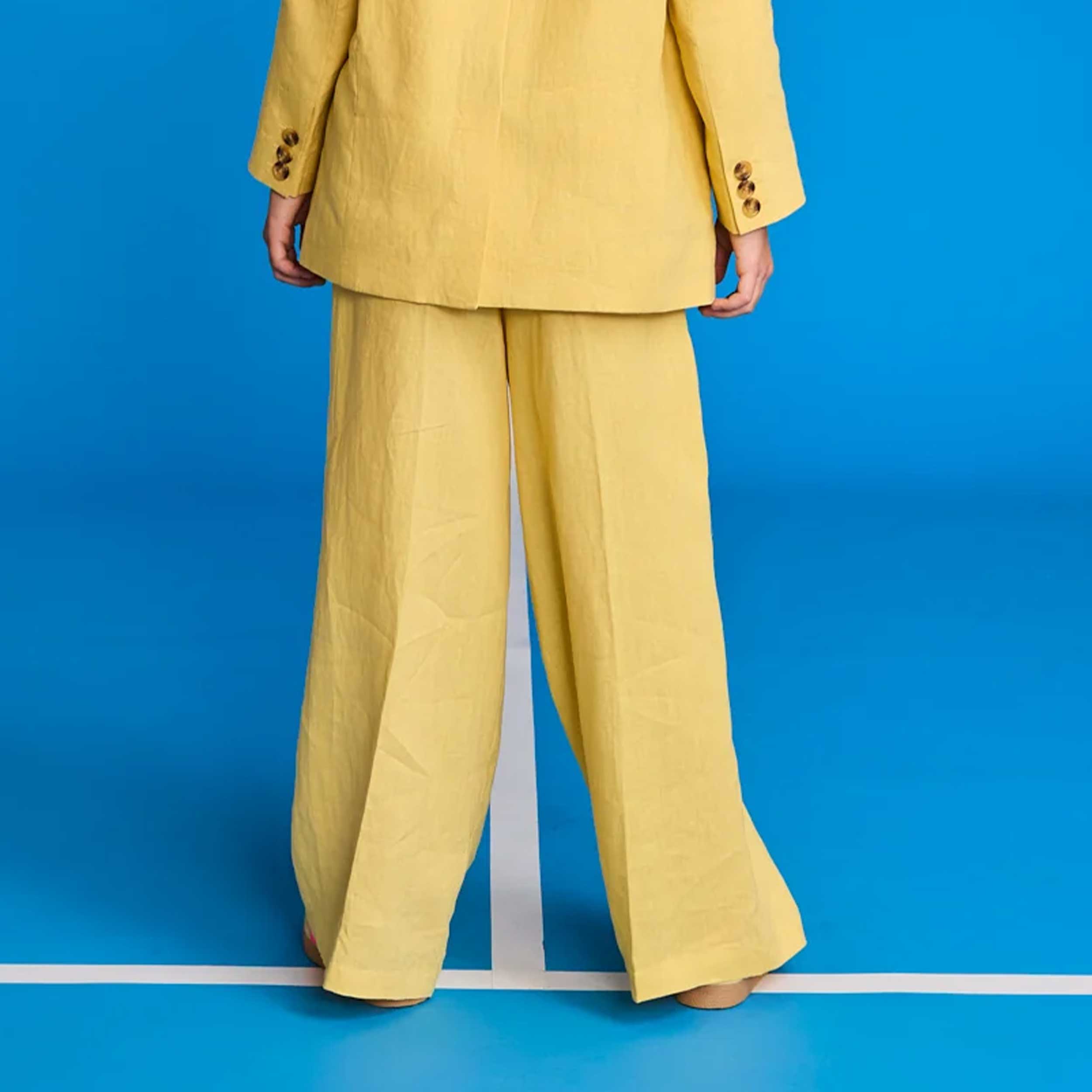 Yellow Palazzo Pants by AMERICAN OUTFITTERS