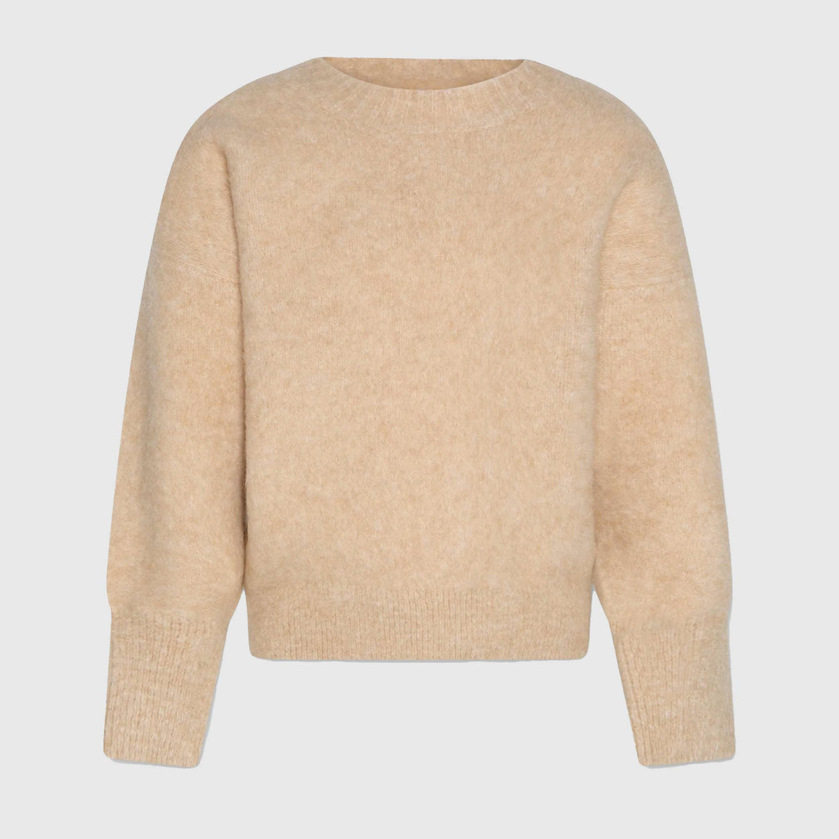 Beige Pullover with Girl Work by AMERICAN OUTFITTERS