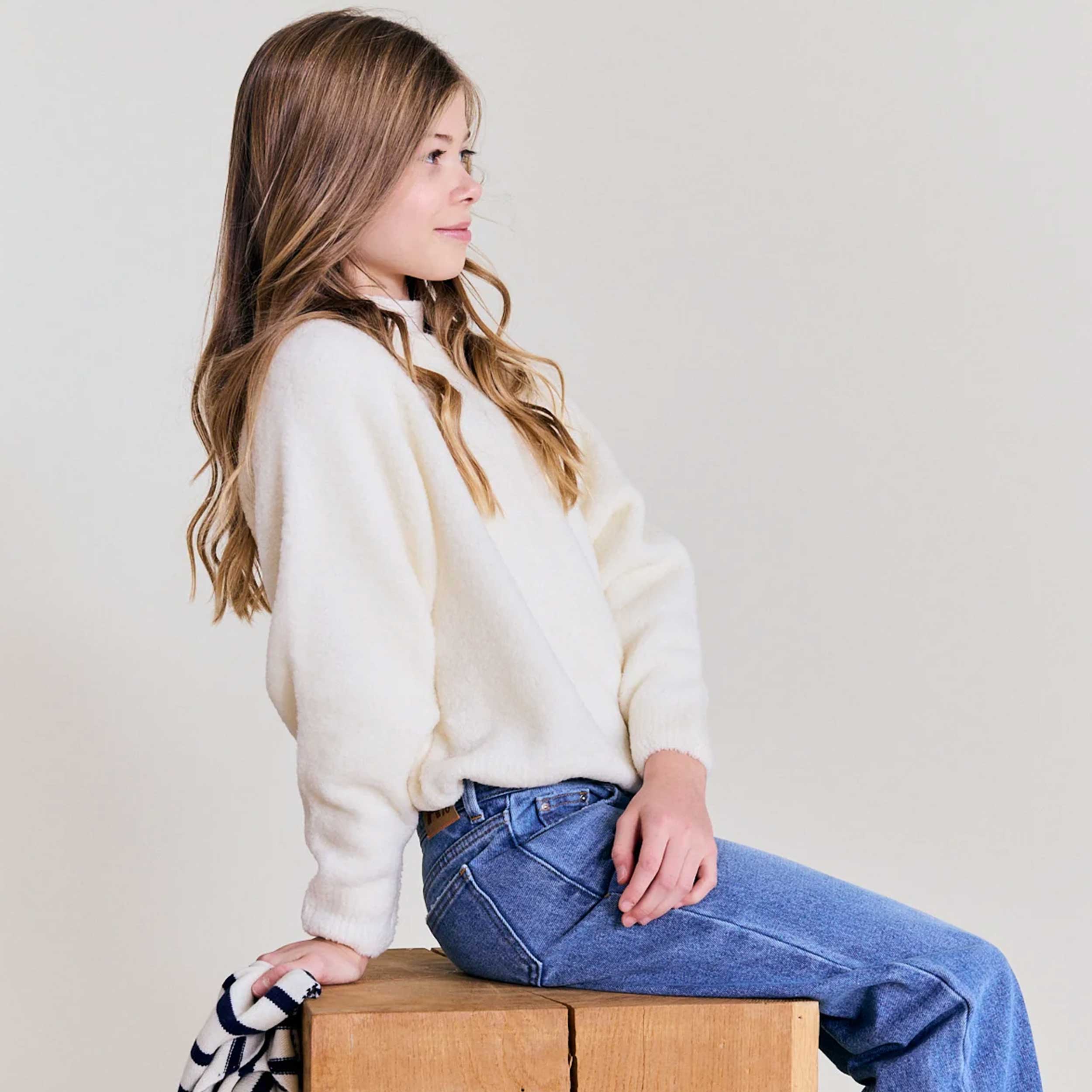 Color Latte Sweater for Girls by AMERICAN OUTFITTERS