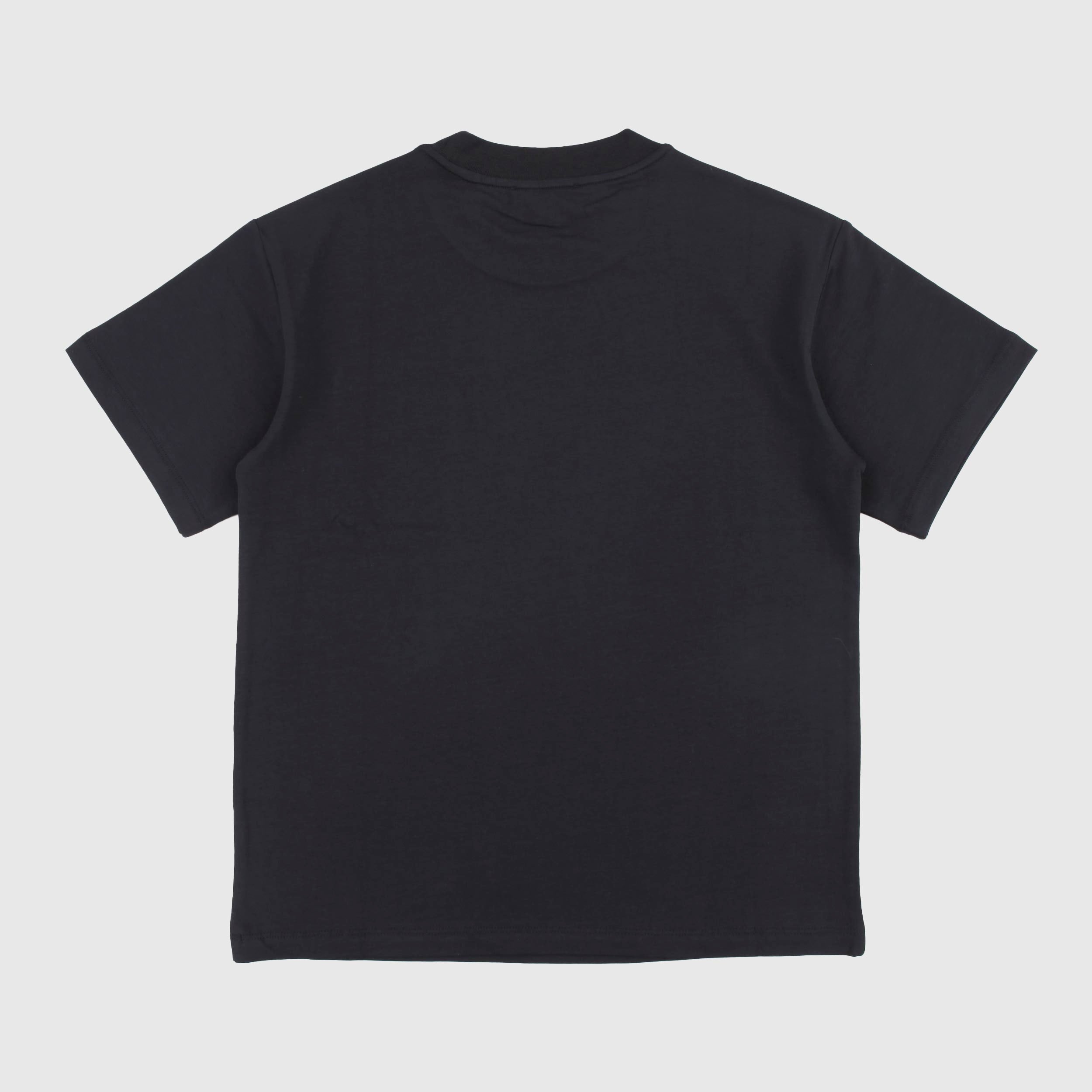 T-shirt Blu con Piccolo Logo Firmata ARMANI JUNIOR