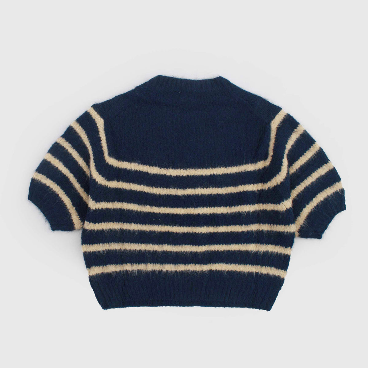 Maglioncino Blu e Beige Mezza Manica per Donna by ARTLOVE