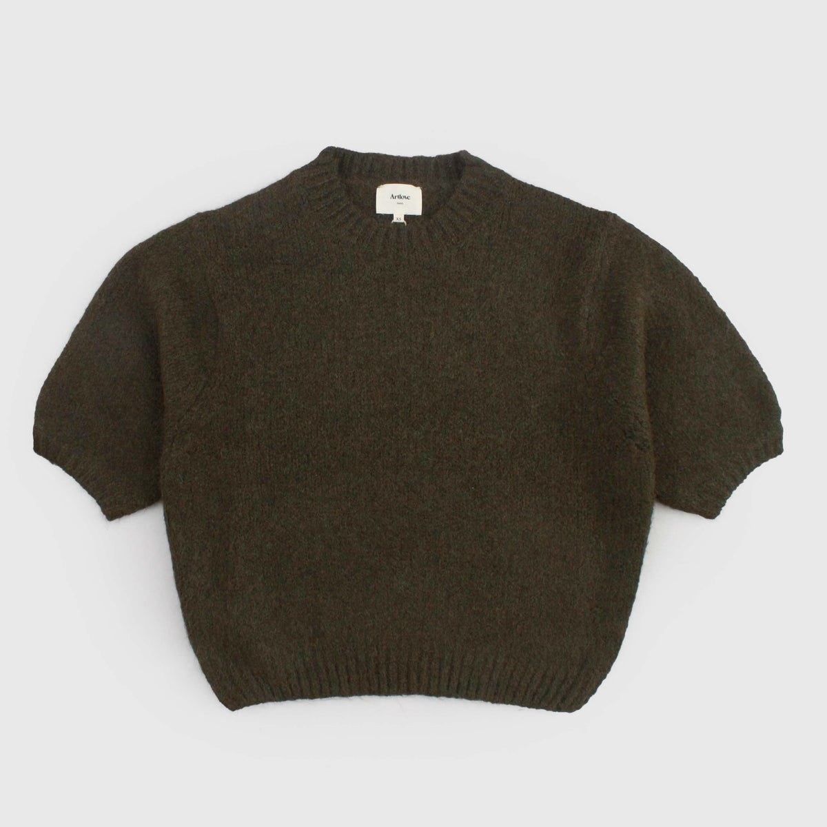 Maglione Mezza Manica Khaki per Donna by ARTLOVE