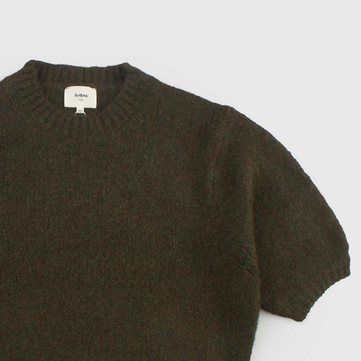 Maglione Mezza Manica Khaki per Donna by ARTLOVE