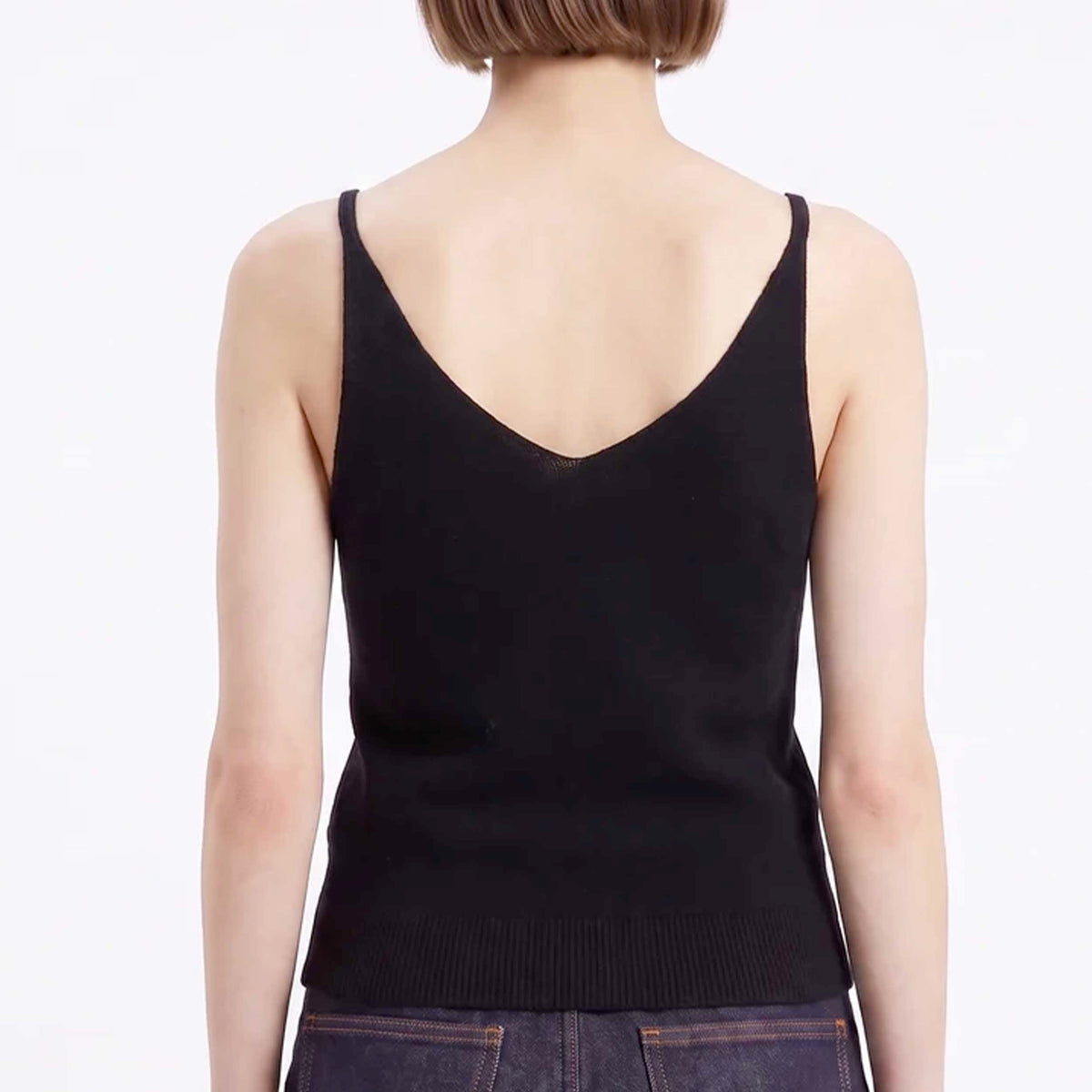 Top Alella in Maglia Nero per Donna by ARTLOVE