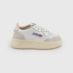 Sneakers Medalist Low Rosa e Bianca Firmata AUTRY