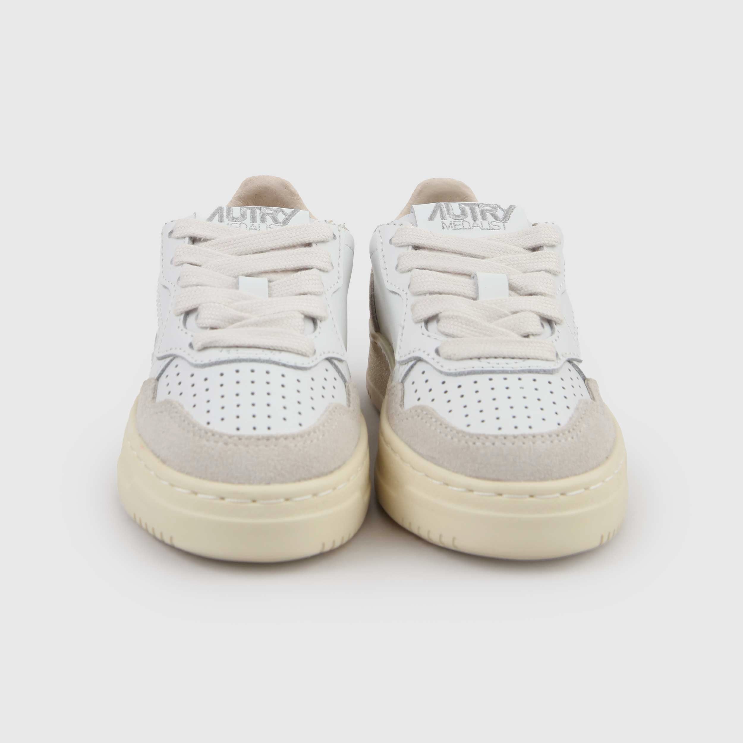 Sneakers Medalist Low Rosa e Bianca Firmata AUTRY