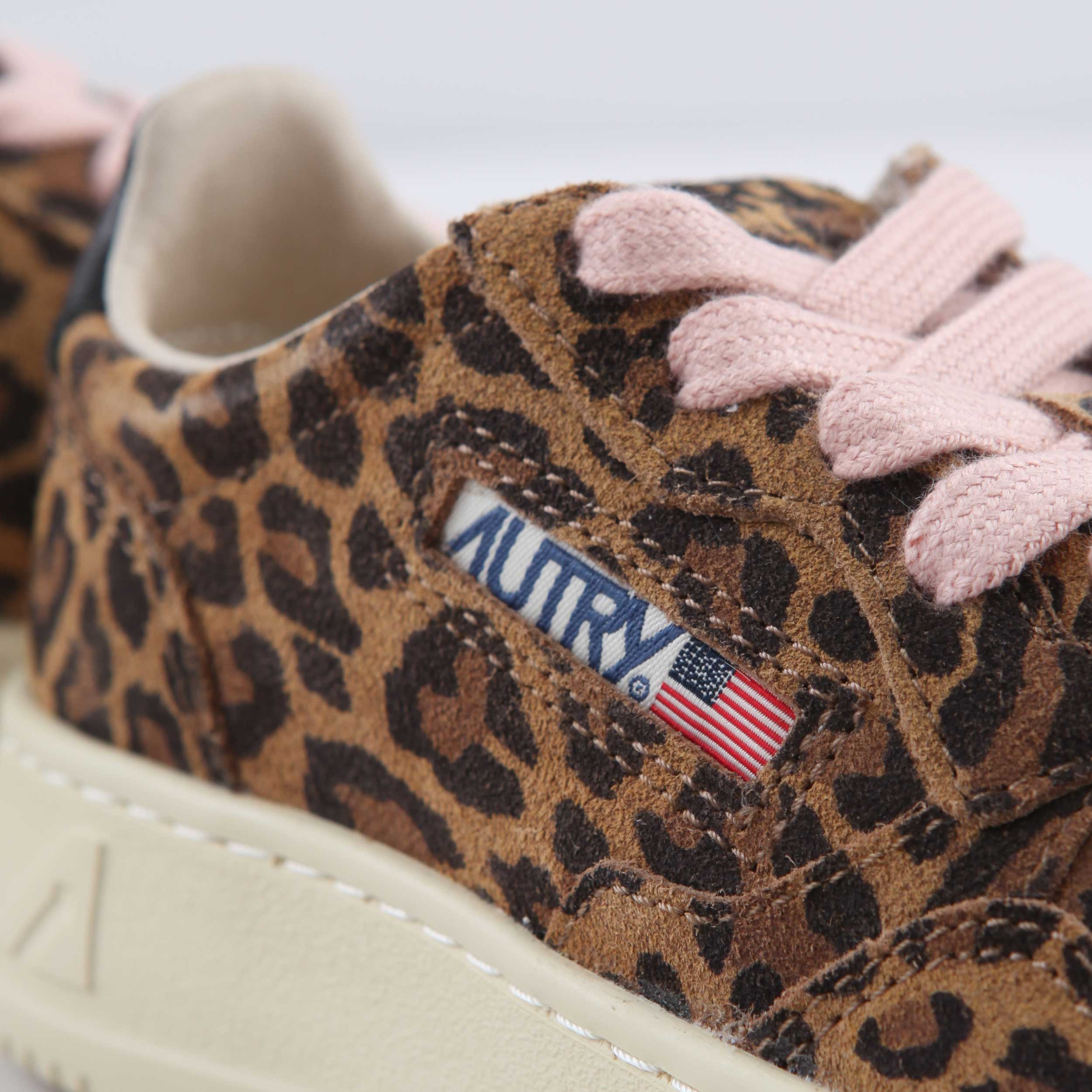 Sneakers Medalist Low Leopardate for Girl by GOLDEN GOOSE