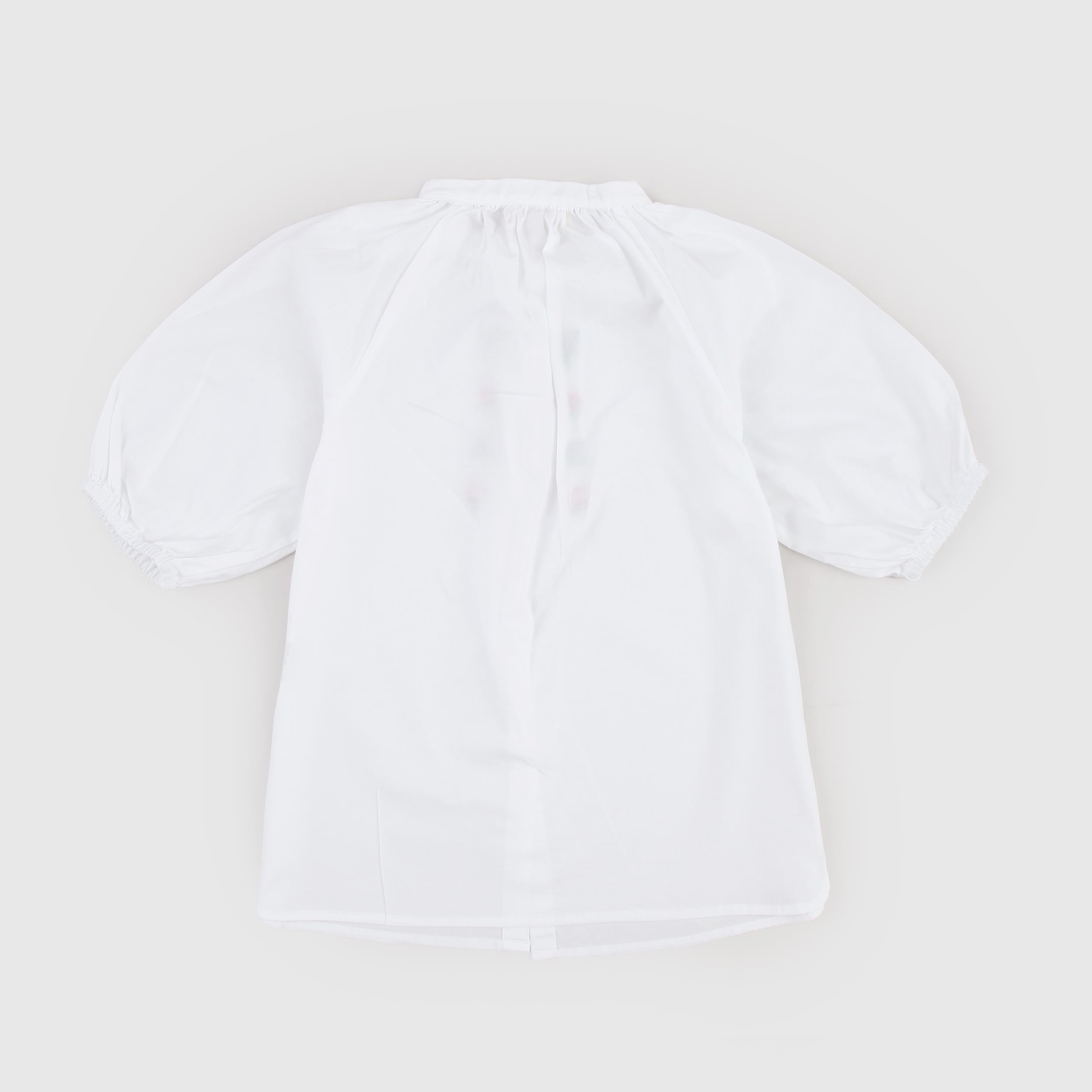 Camicia Bianca con Ricamo Colorato Firmata BABE AND TESS