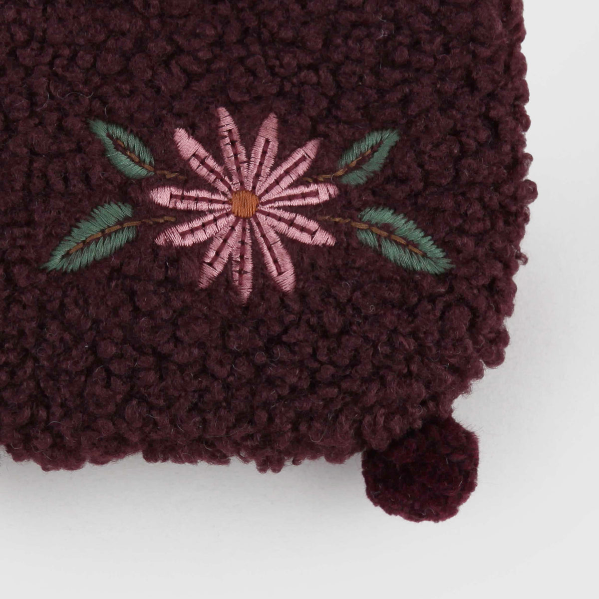Borsetta a Tracolla in Teddy Bordeaux per Bambina by BABE AND TESS