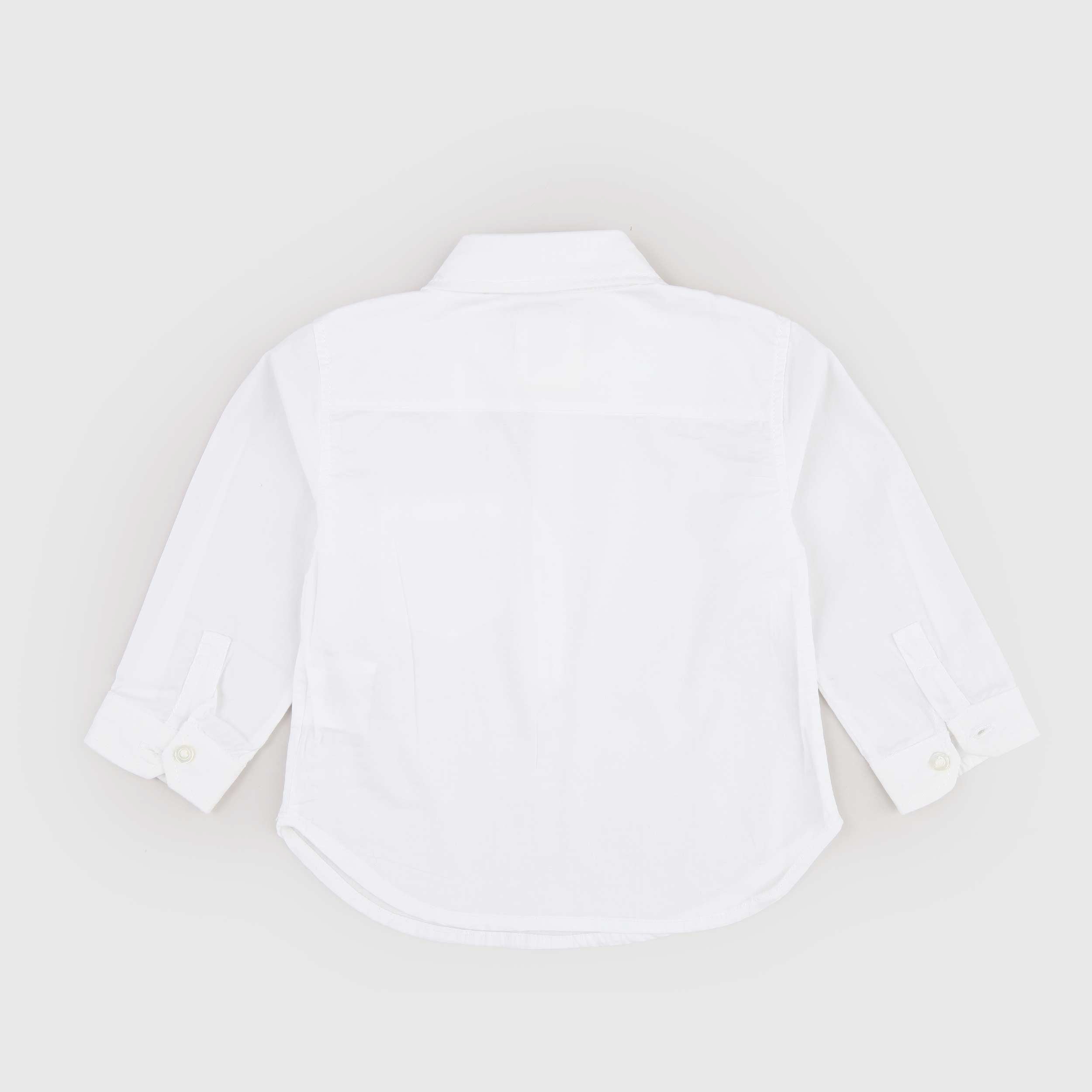 Camicia Bianca Tre Bottoni Firmata BABE AND TESS