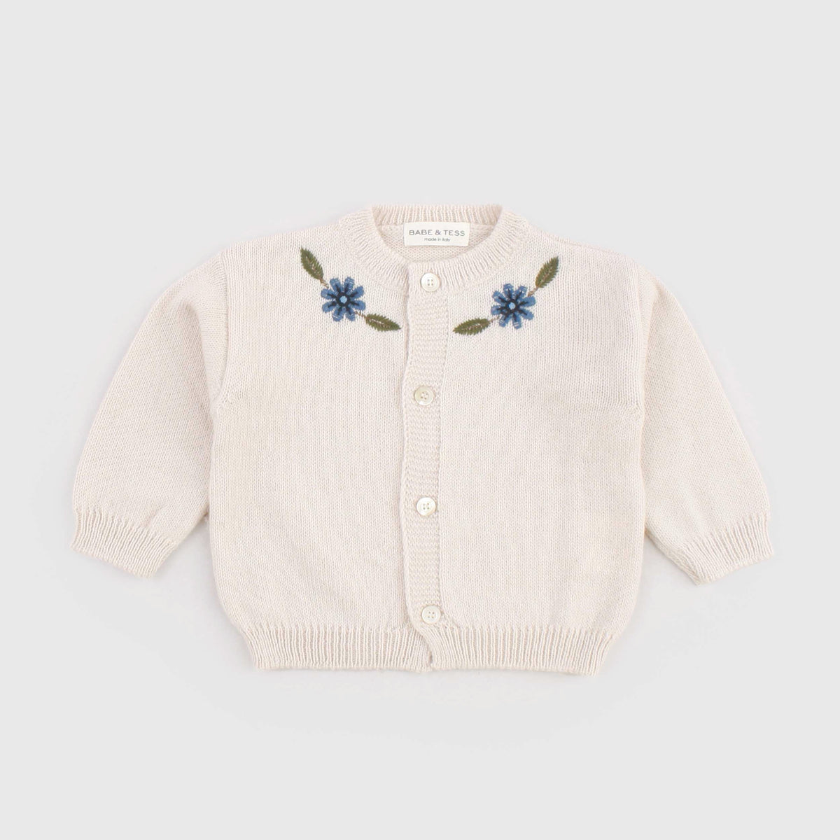 Beige Cardigan for Baby Girl by BABE AND TESS