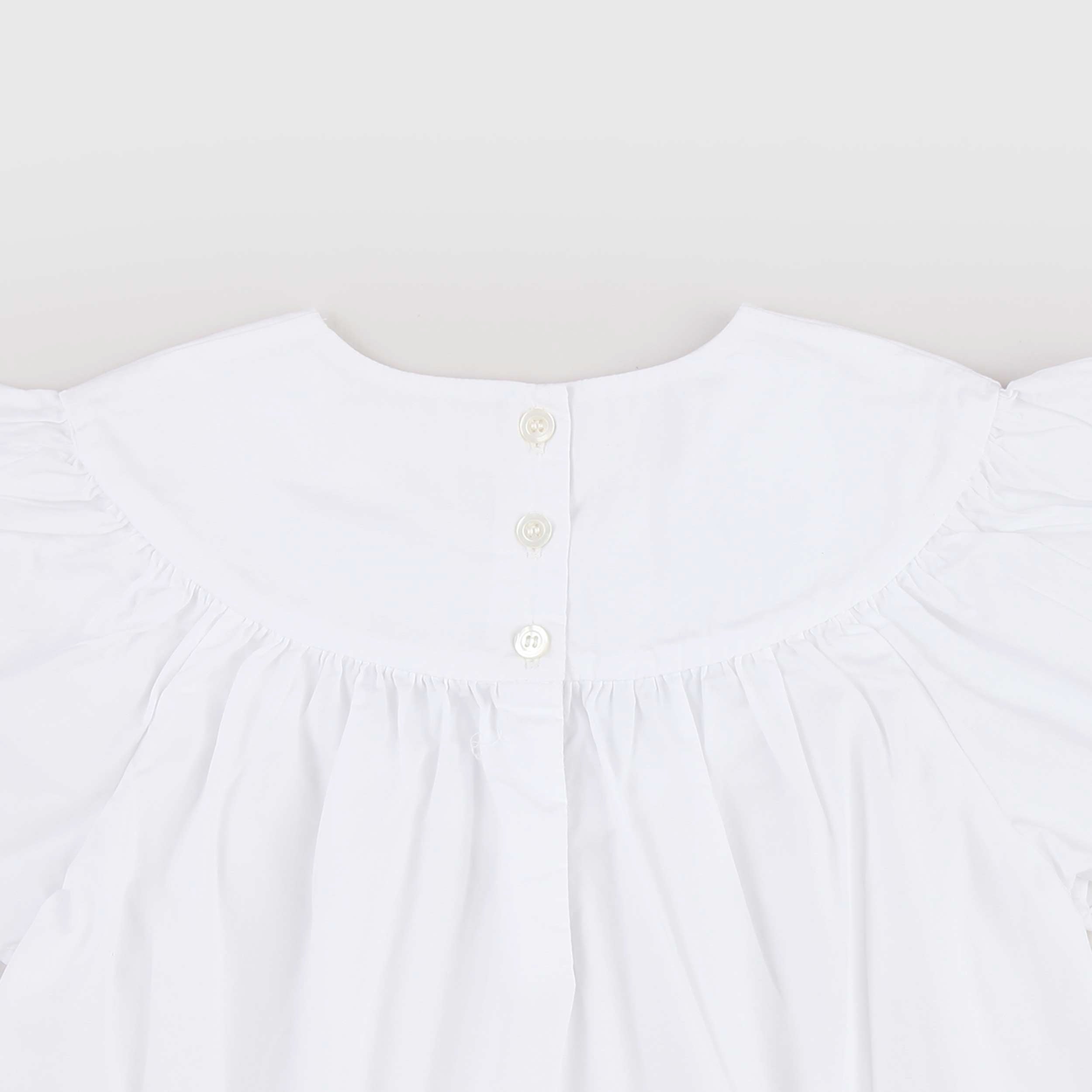 BABE AND TESS White and Blue Tunic