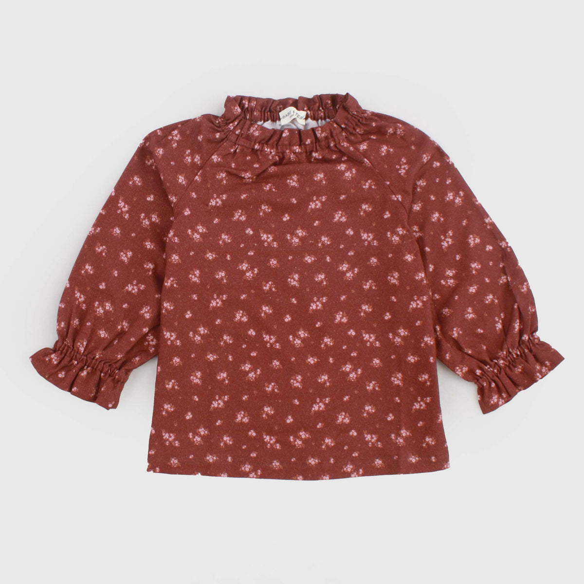 Bordeaux Floral Fantasy Jacket for Babe and Tess's Newborn