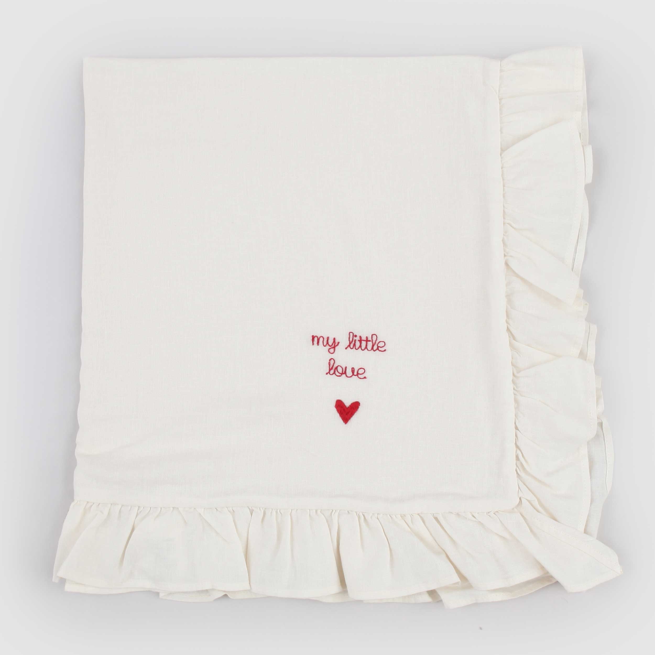 Copertina Beige con Rouge Firmata BABE AND TESS