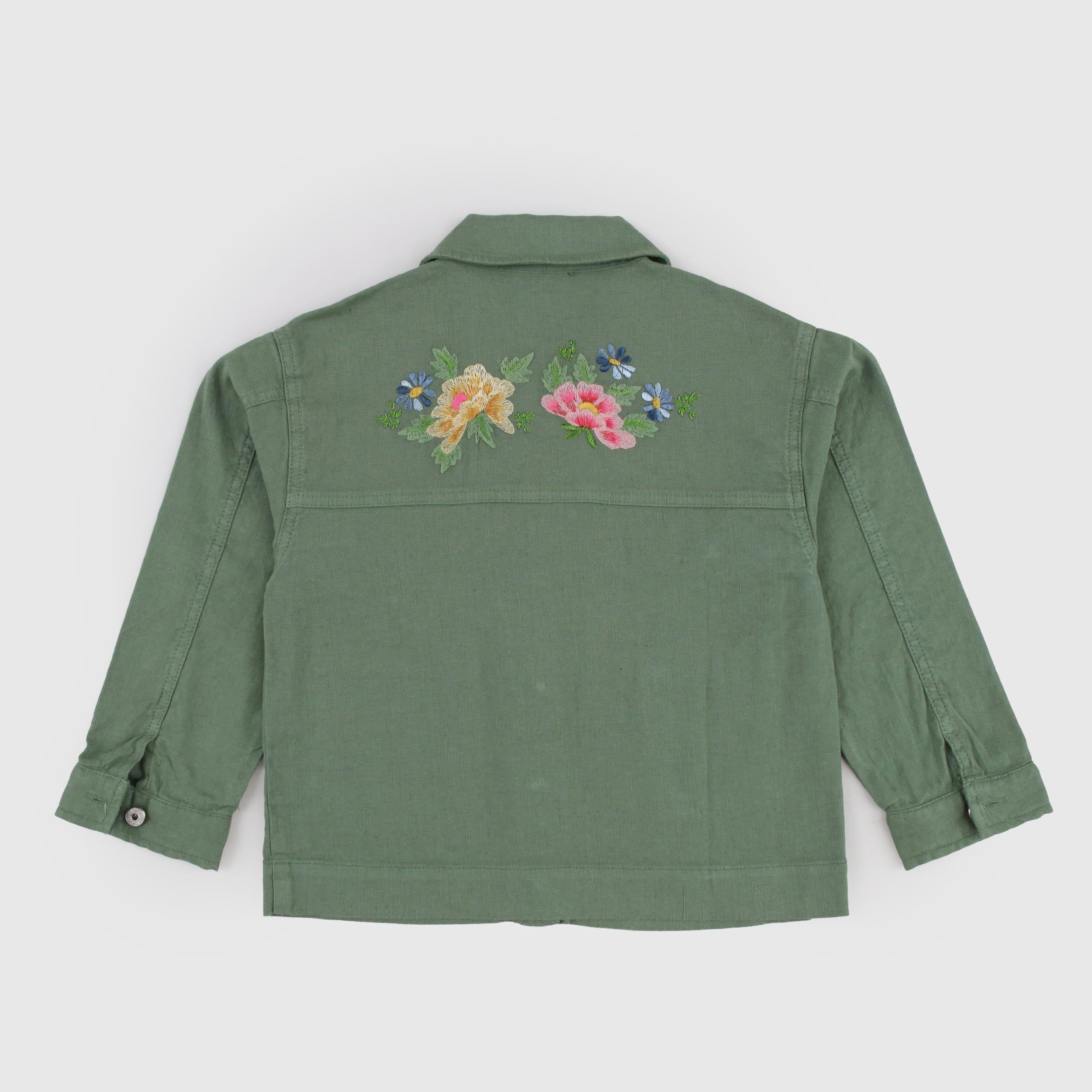 Giacca Camicia Verde Firmata BABE AND TESS