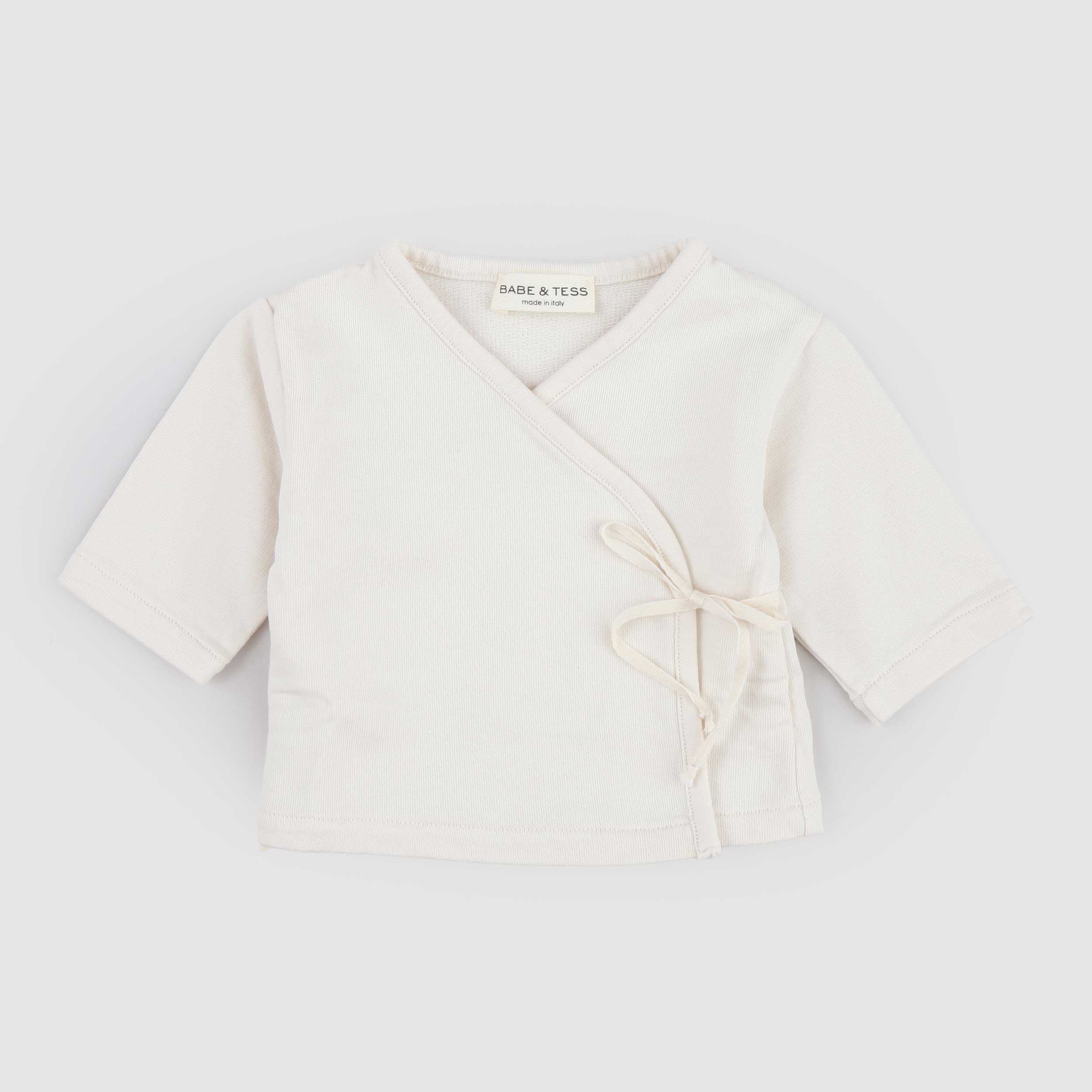 Giacchino Color Latte con Scollo a V Firmato BABE AND TESS