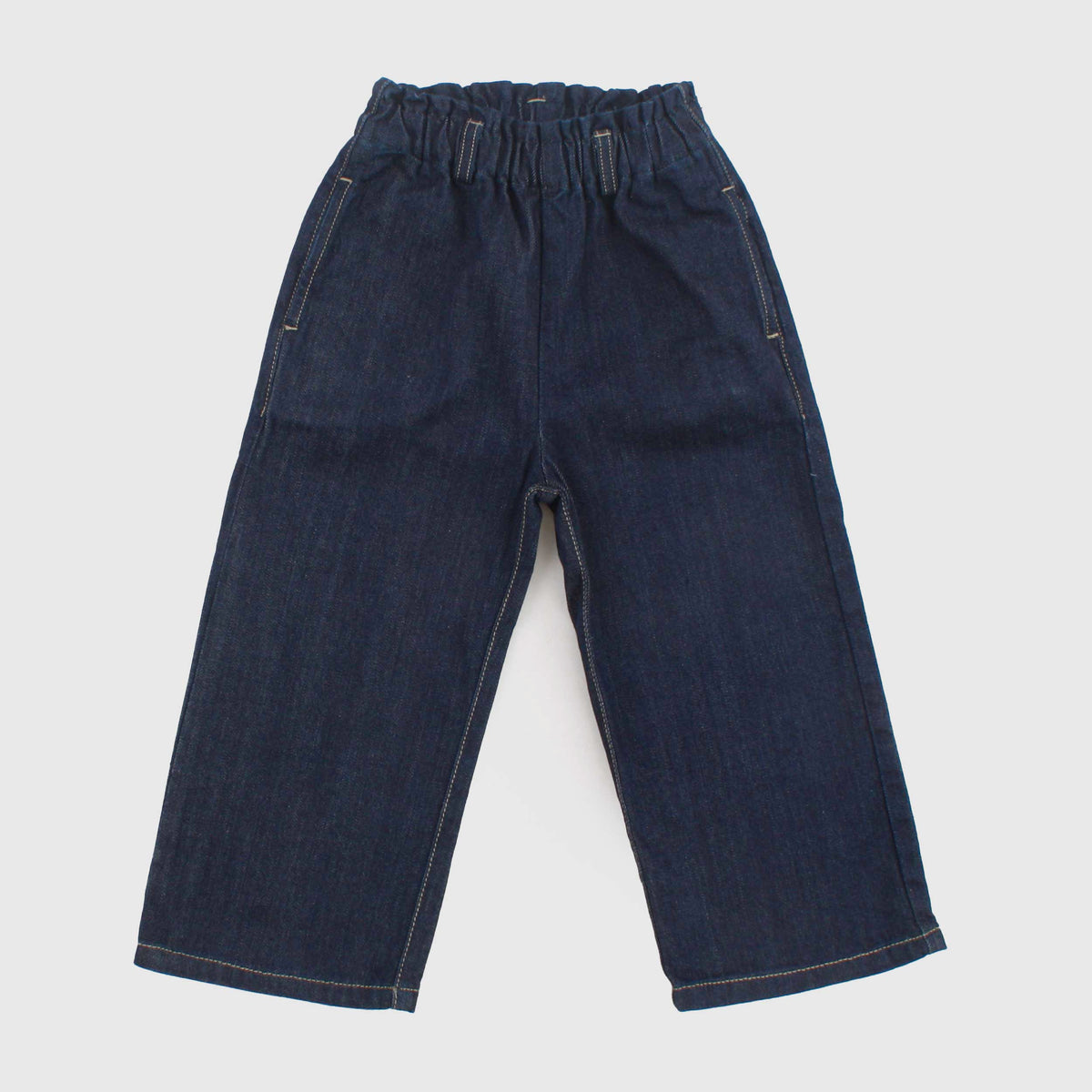 Blue Wide Leg Jeans for Kids by BABE AND TESS