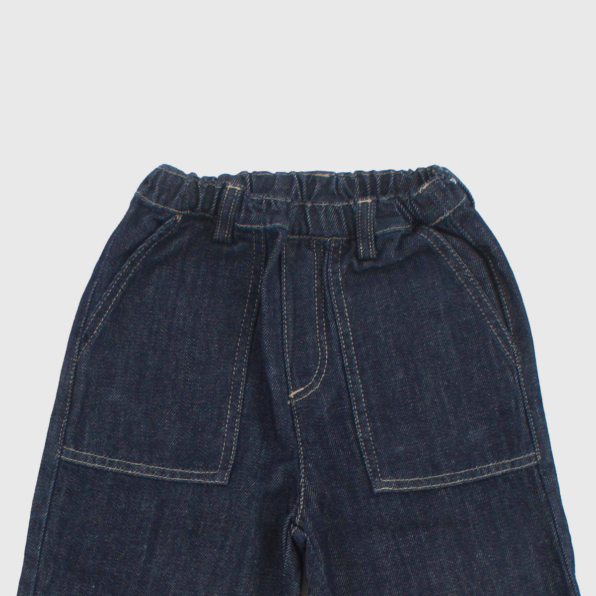 Blue Jeans with Elastic Waist for Kids by BABE AND TESS