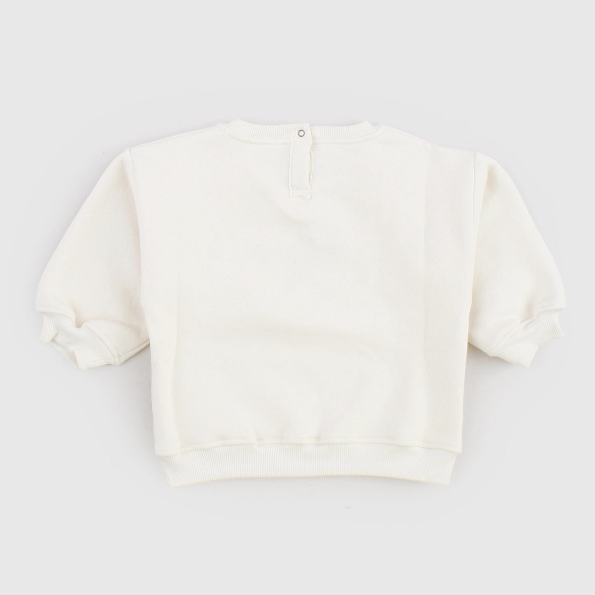 Baby Girl's Cream Color Sweatshirt with Star by BABE AND TESS