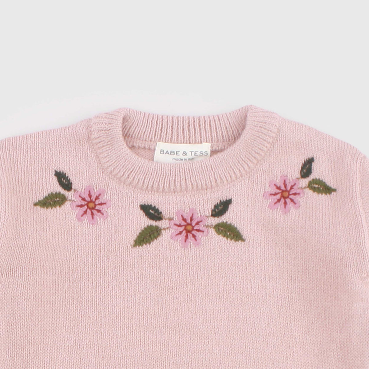 Antique Pink T-Shirt for Girls by BABE AND TESS