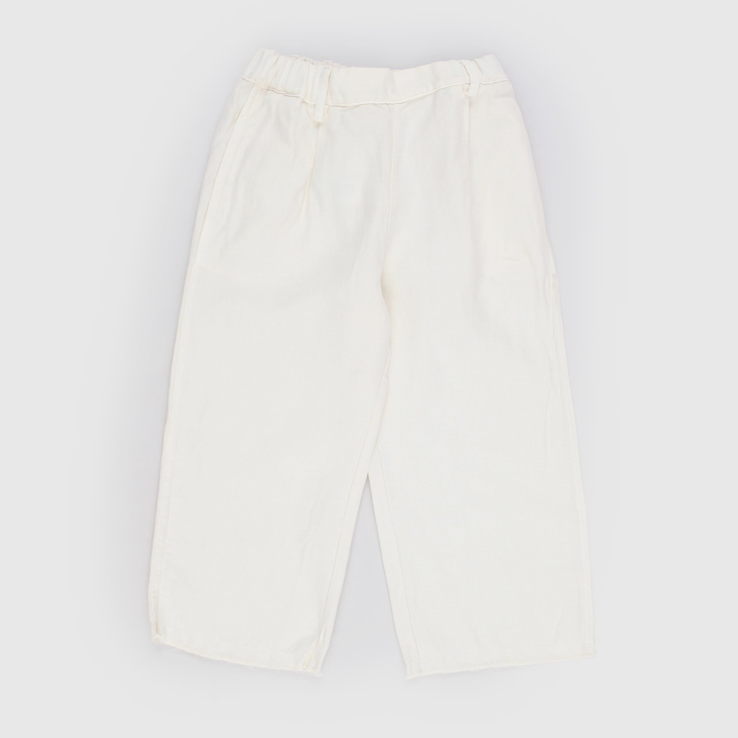 Pantalone Beige con Tasche a Filo Firmato BABE AND TESS