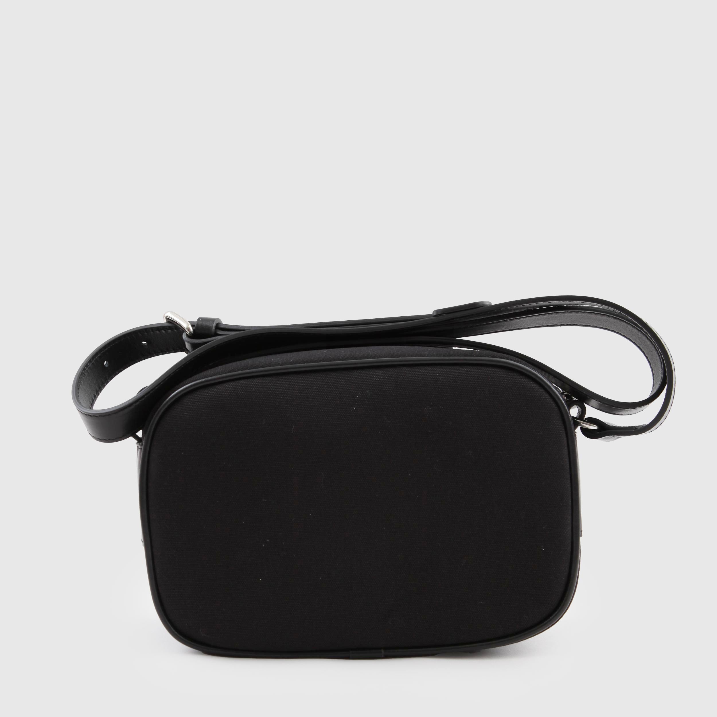 Black Bag with Logo and Shoulder Strap for Girl By BALMAIN