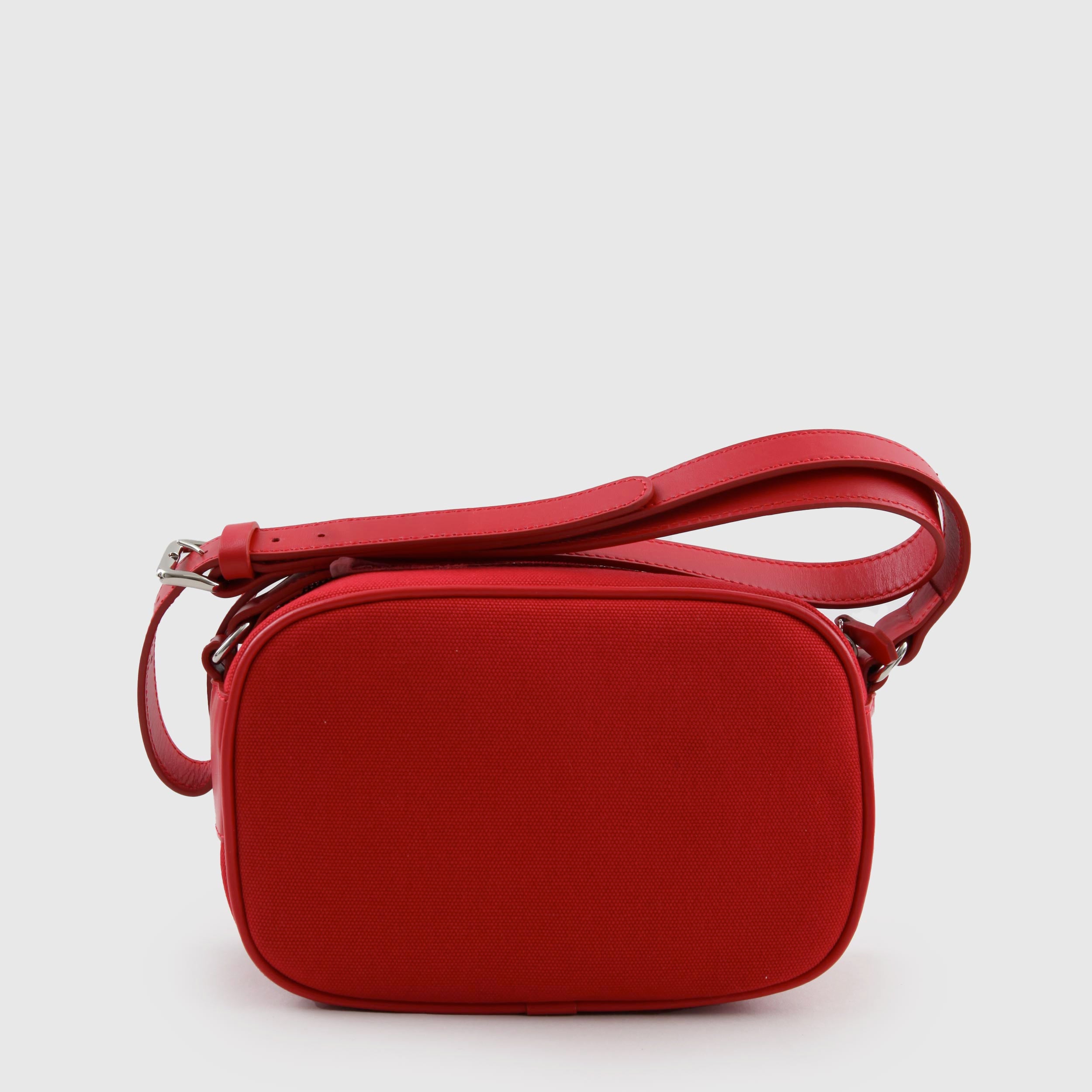 Red Bag with Logo and Shoulder Strap for Girl By BALMAIN