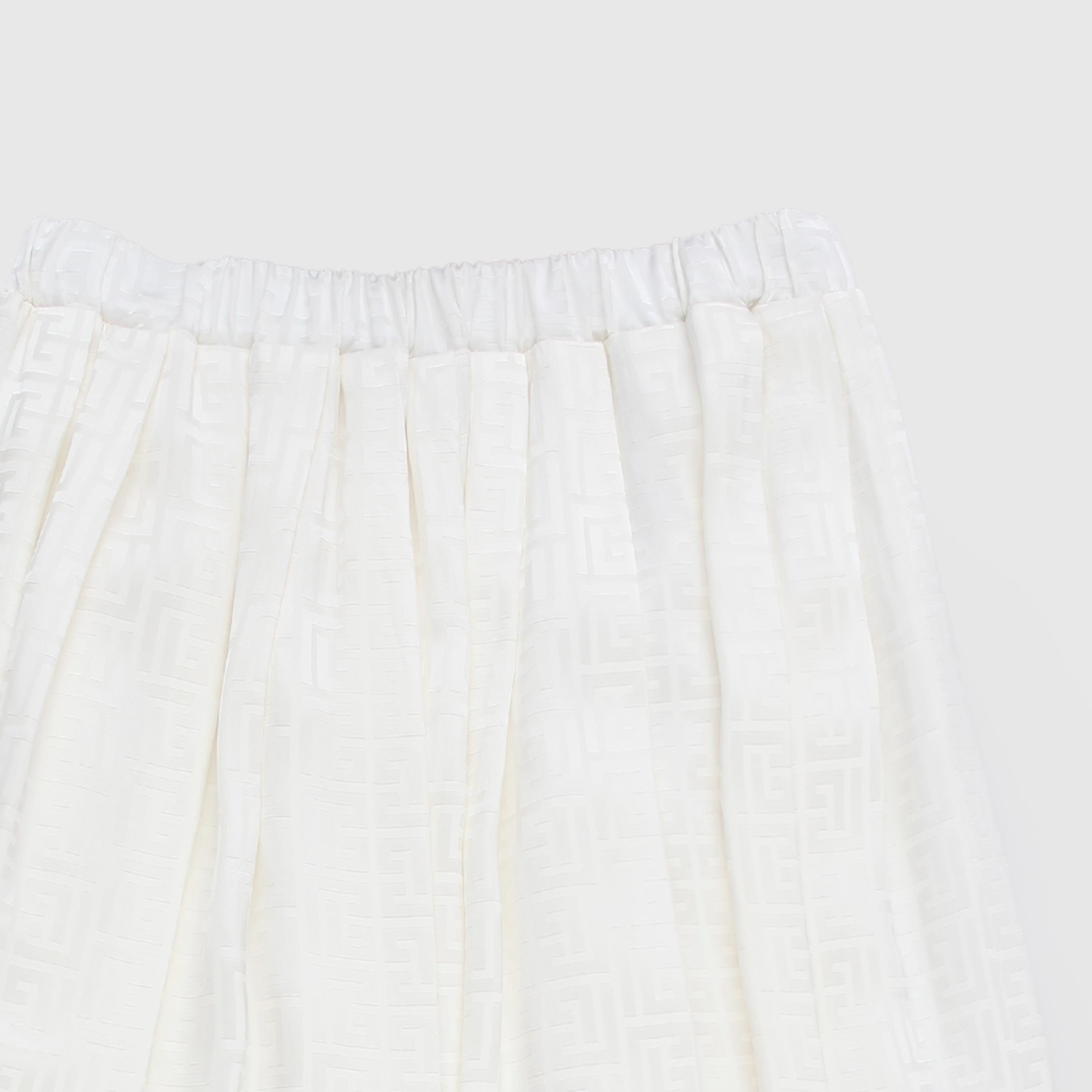 BALMAIN Long Pleated Skirt
