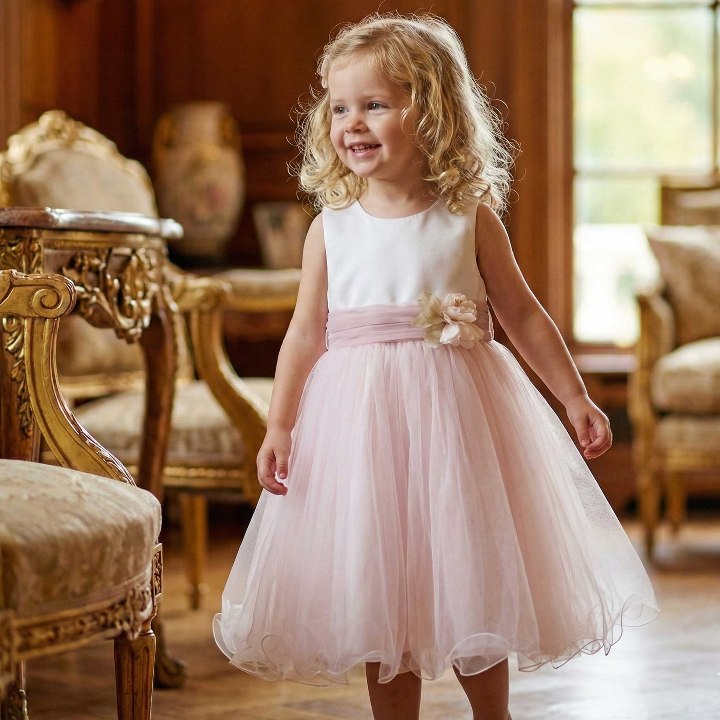 Abito Color Glicine con Cinta Firmato BELLA BRILLY