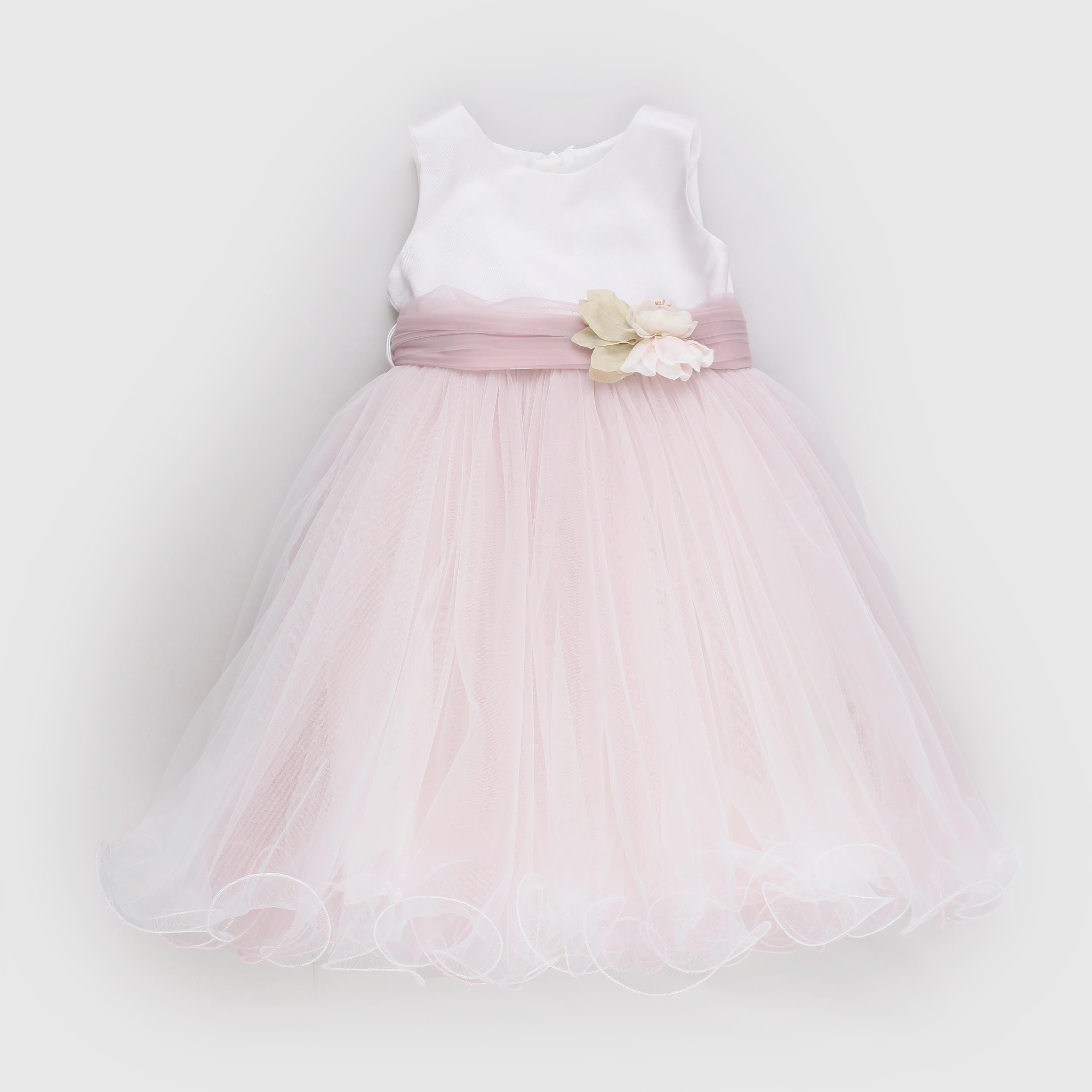 Wisteria-colored dress with belt by BELLA BRILLY