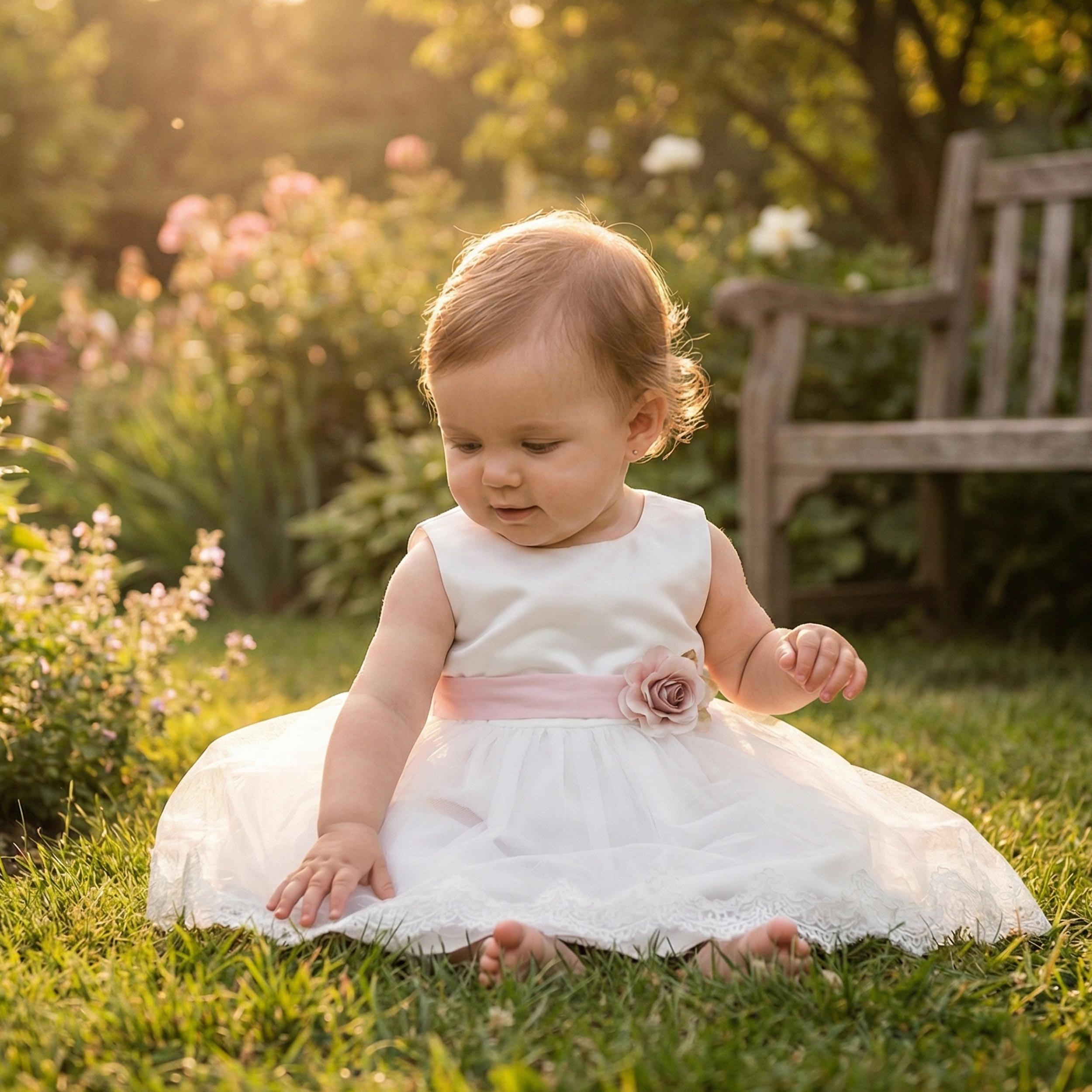 Abito con Corpetto in Tessuto Lucido Firmato BELLA BRILLY