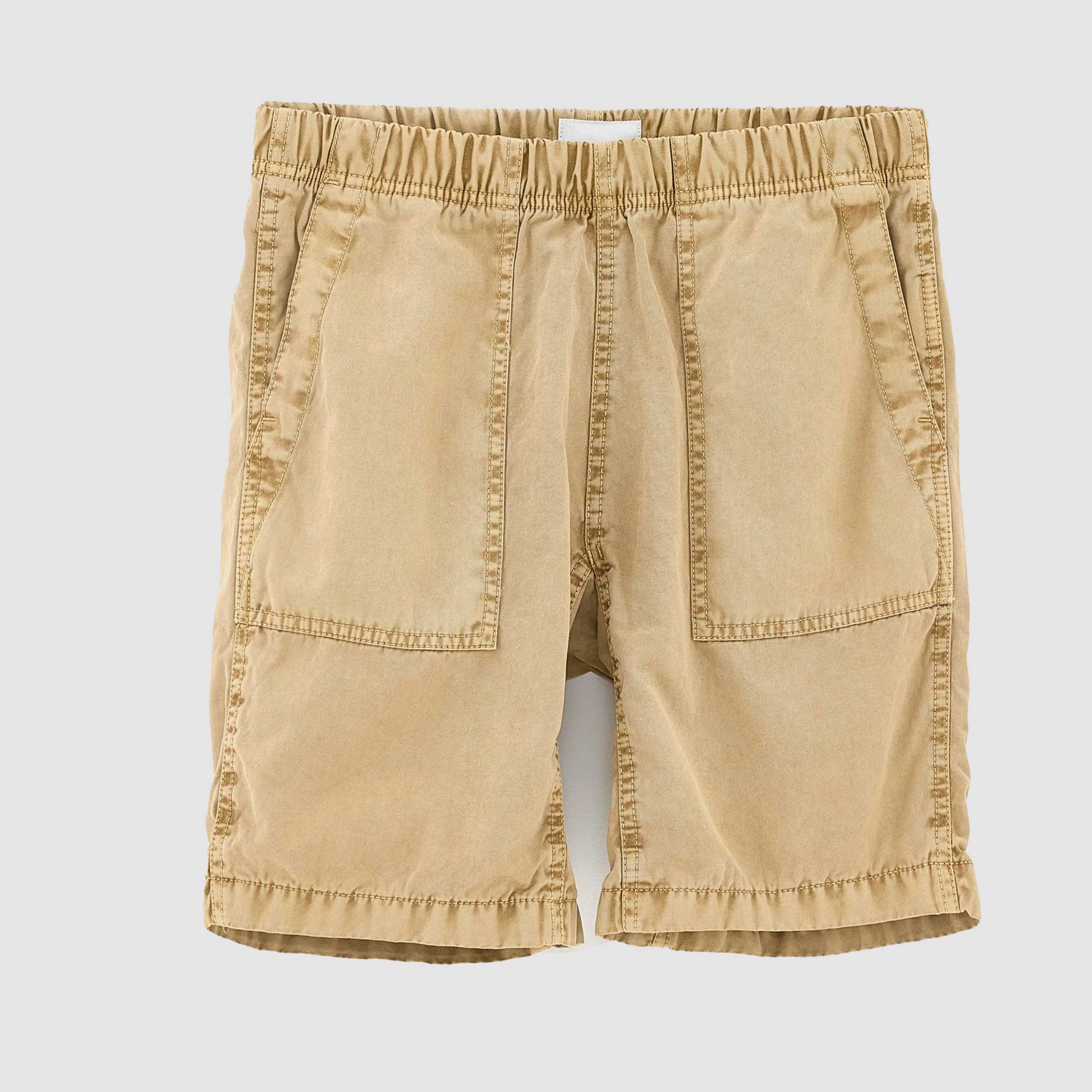 Bermuda Beige con Tasche a Toppe Firmato BELLEROSE